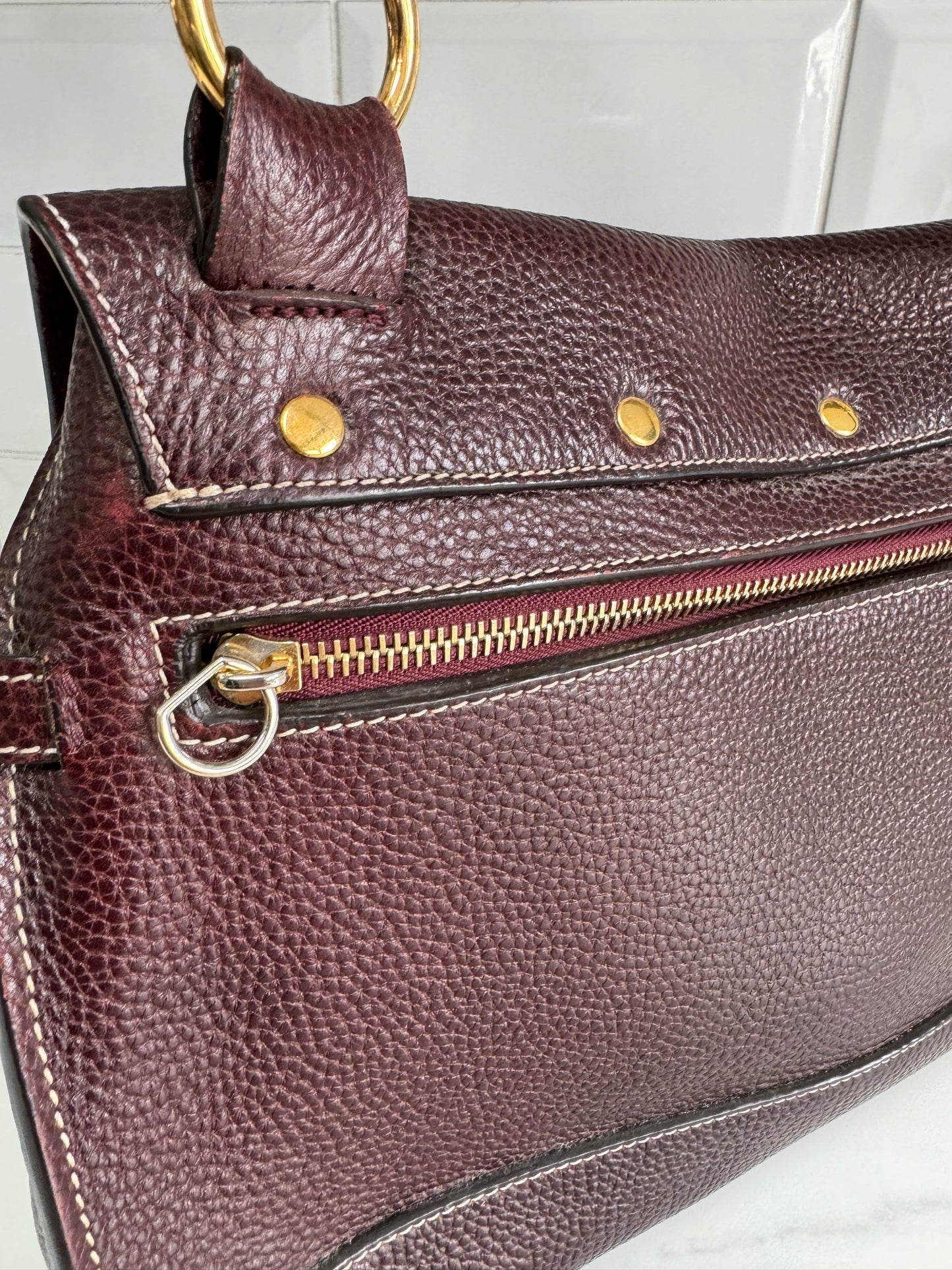 Mulberry Chiltern Satchel - Oxblood