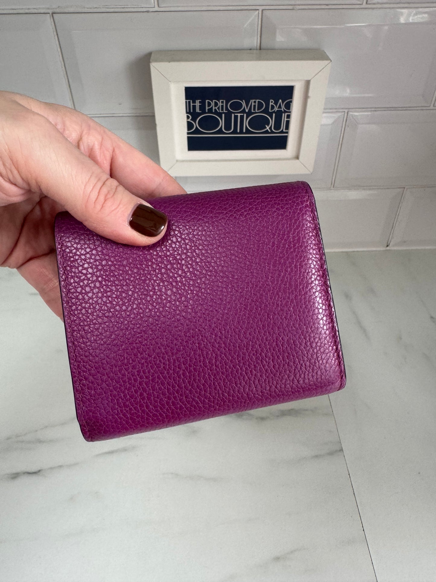 Mulberry Small Continental French Purse/Wallet - Violet