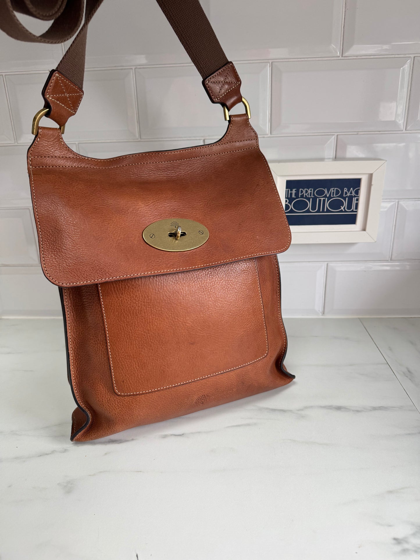 Mulberry Large Antony/Messenger -Oak
