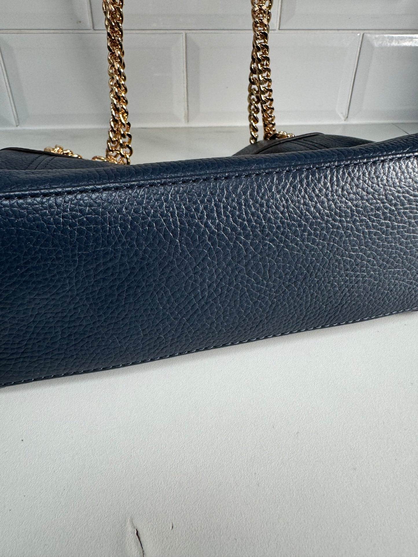 Michael Kors Jet Set Medium Shoulder Bag - Navy Blue