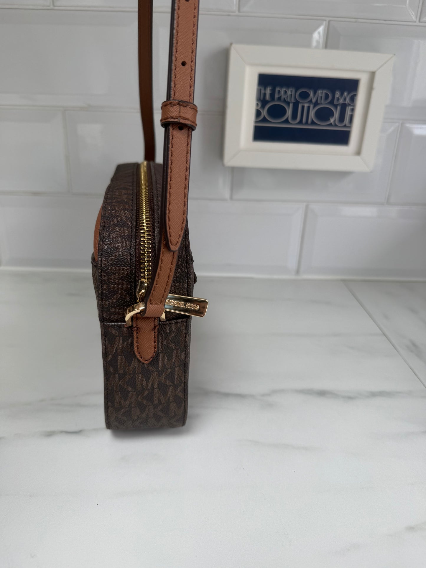Michael Kors Jet Set Crossbody Bag - Brown