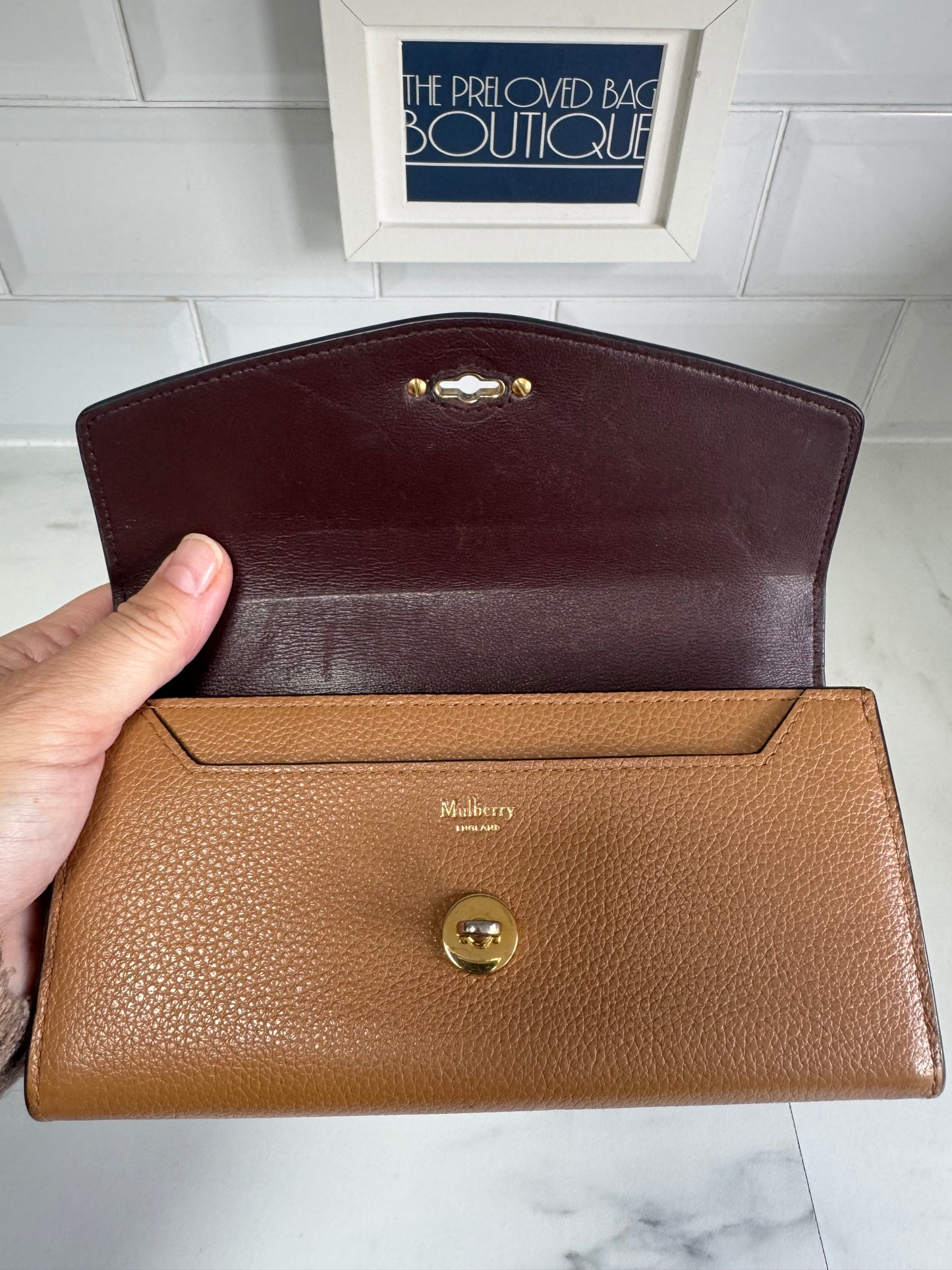 Mulberry Darley Wallet - Deer Brown