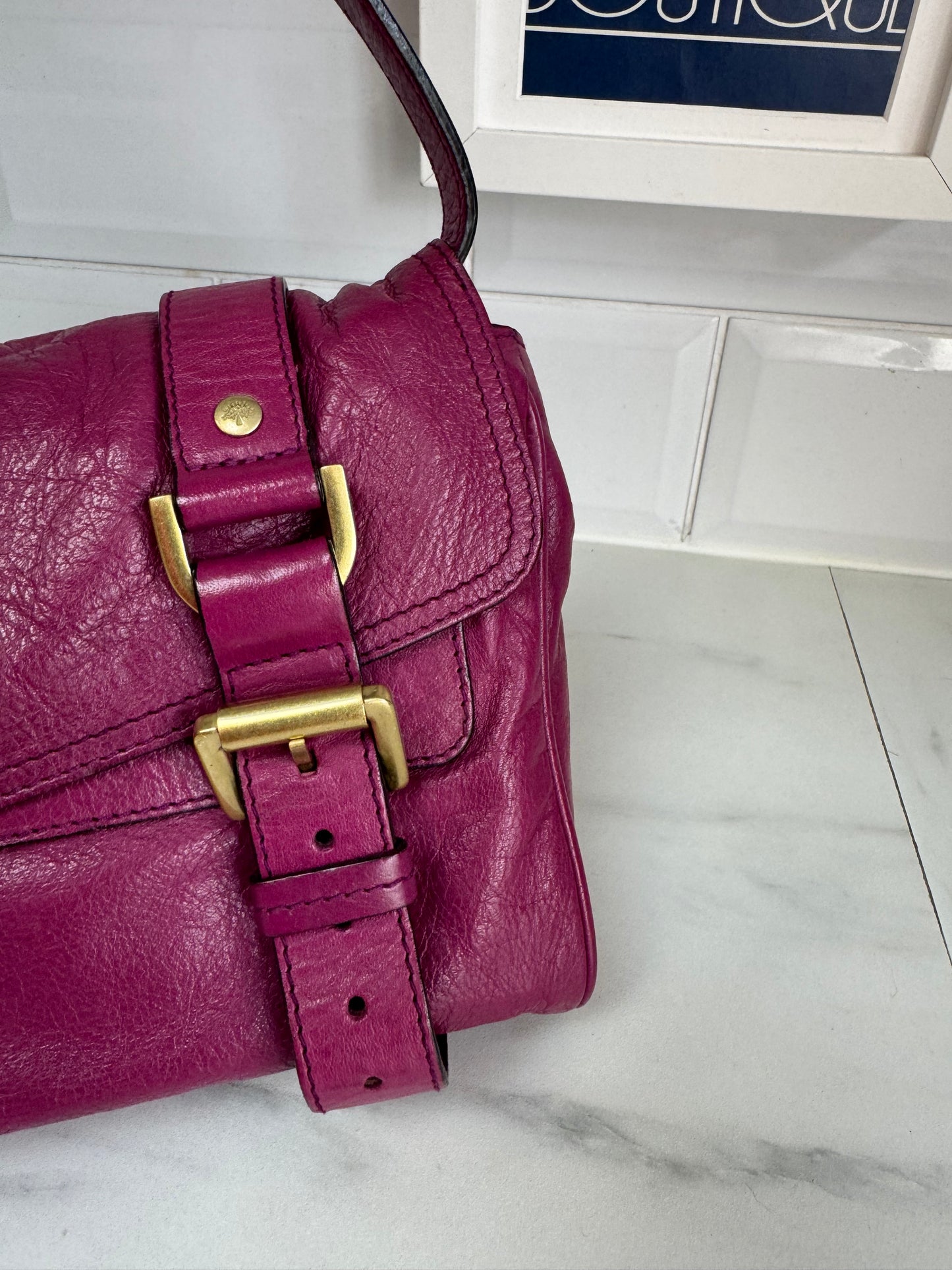 Mulberry Alexa Clutch - Plum