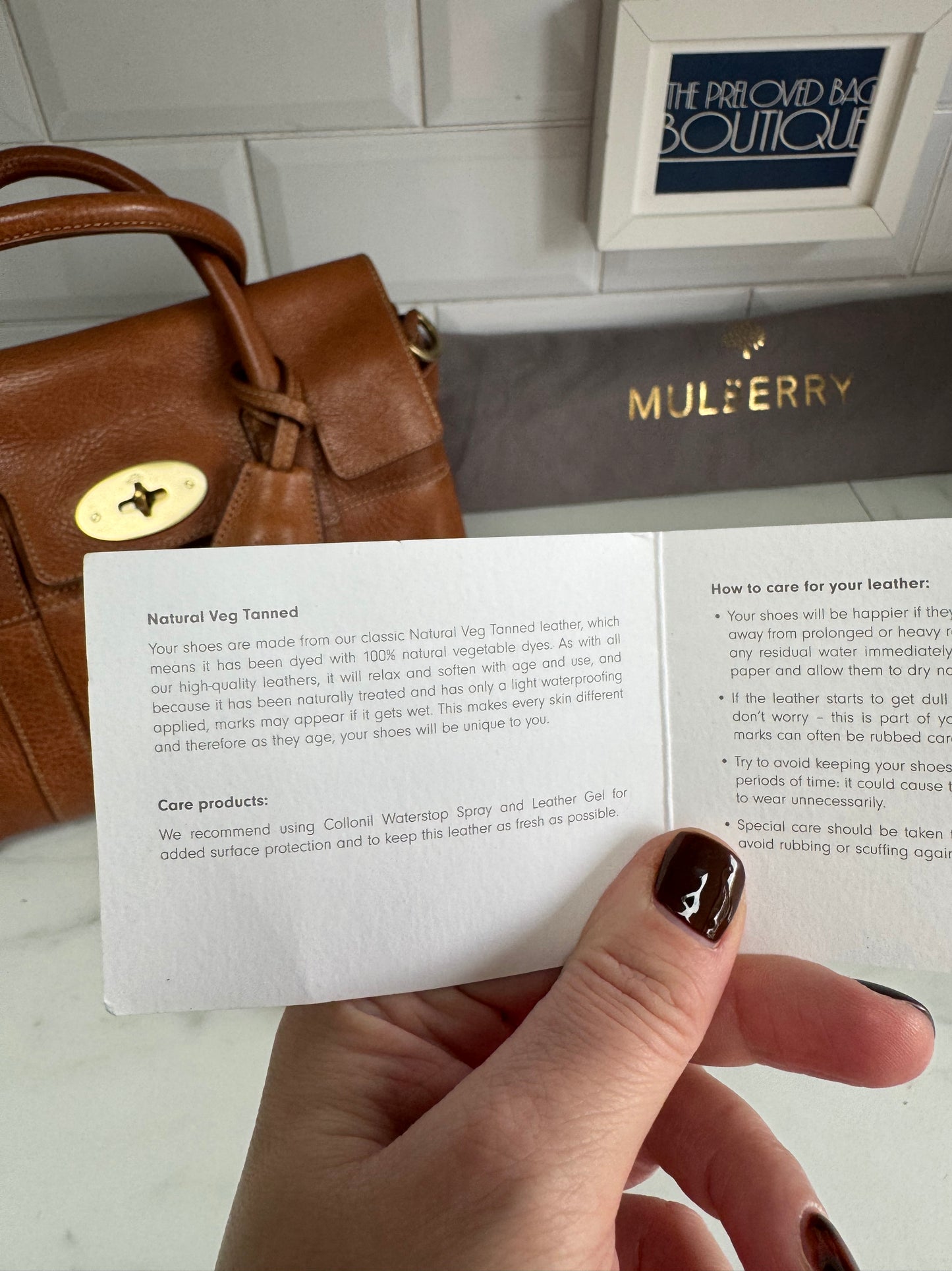 Mulberry SmallBayswater Satchel - Oak