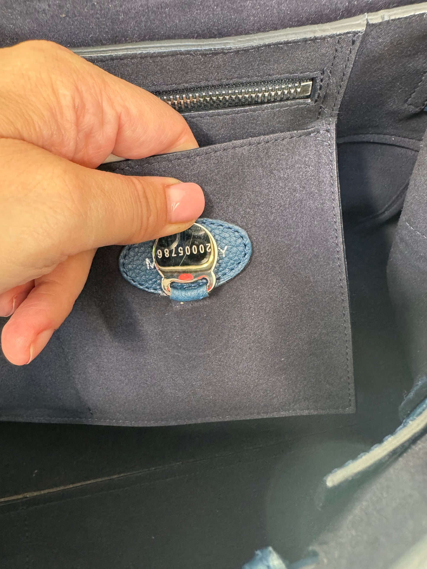 Mulberry Heritage Bayswater & Liner - Dark Blue