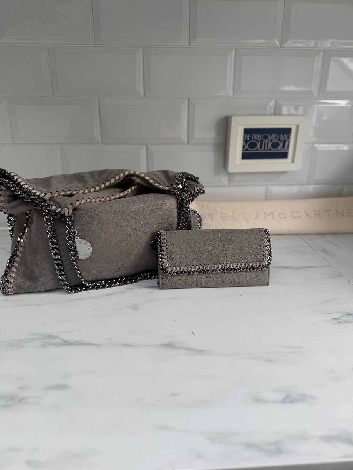 Stella McCartney Falabella Purse - Grey