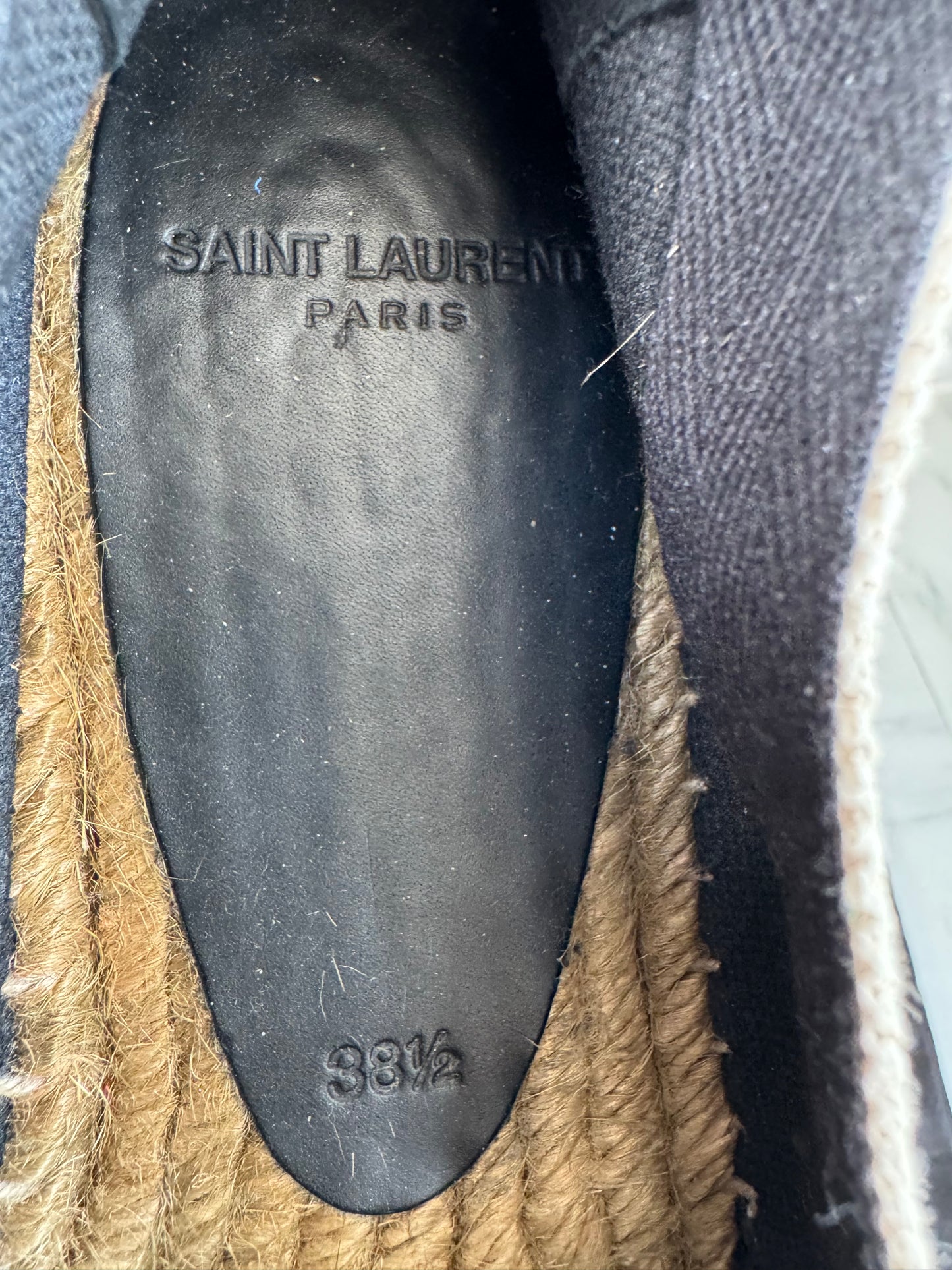 Saint Laurent Espadrilles (2) - Cream