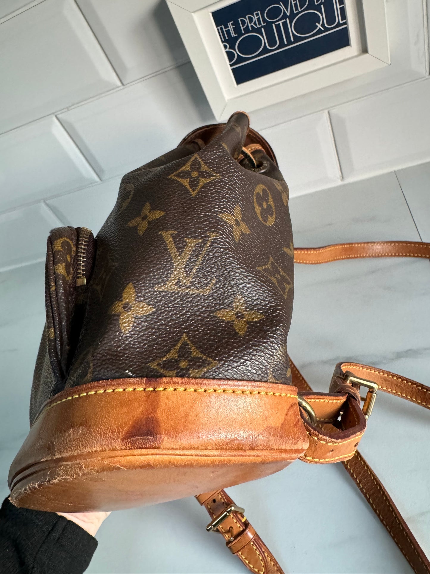 Louis Vuitton Vintage Montsouris Mini Backpack - Monogram