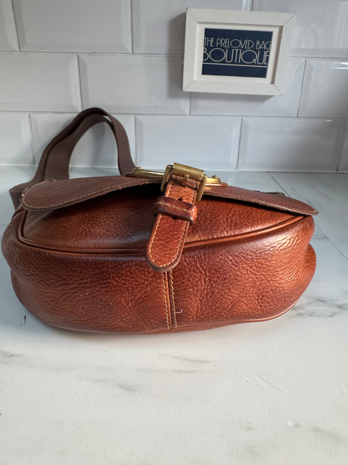 Mulberry Bonnie Satchel - Oak
