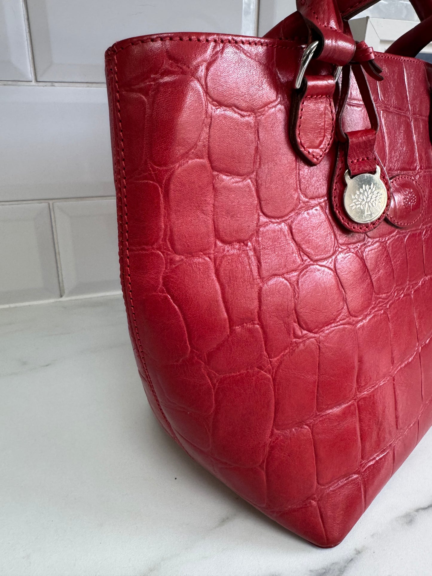 Mulberry Vintage Helier Tote Bag - Red