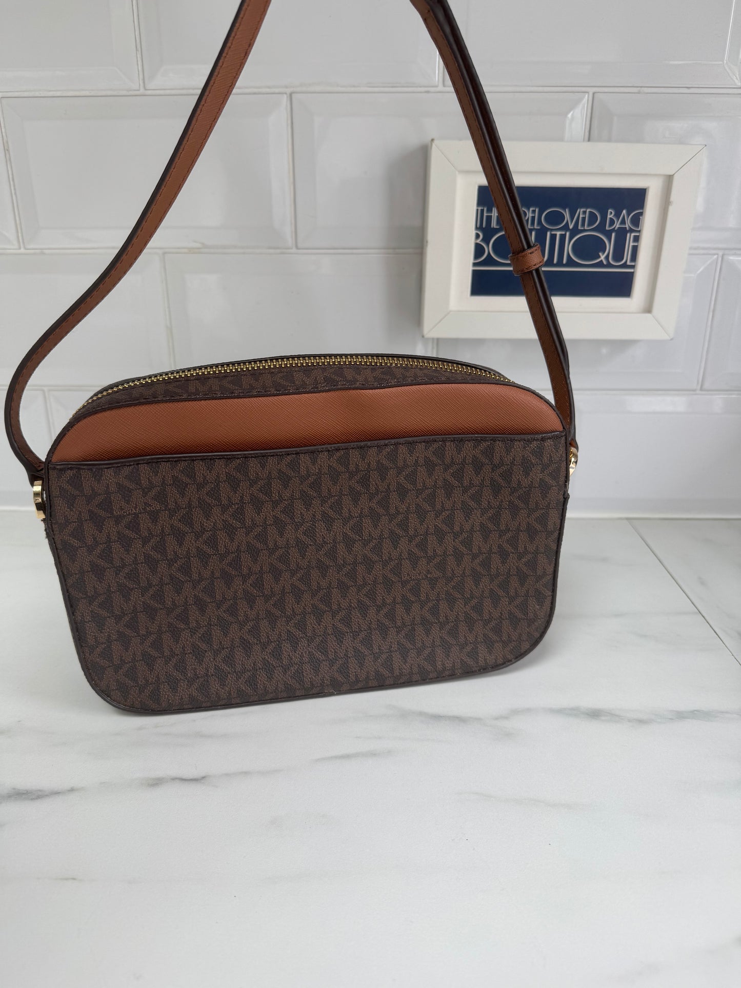 Michael Kors Jet Set Crossbody Bag - Brown