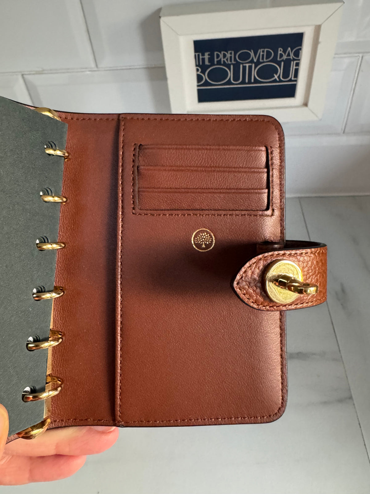 Mulberry Postman’s Lock Pocket Book - Oak