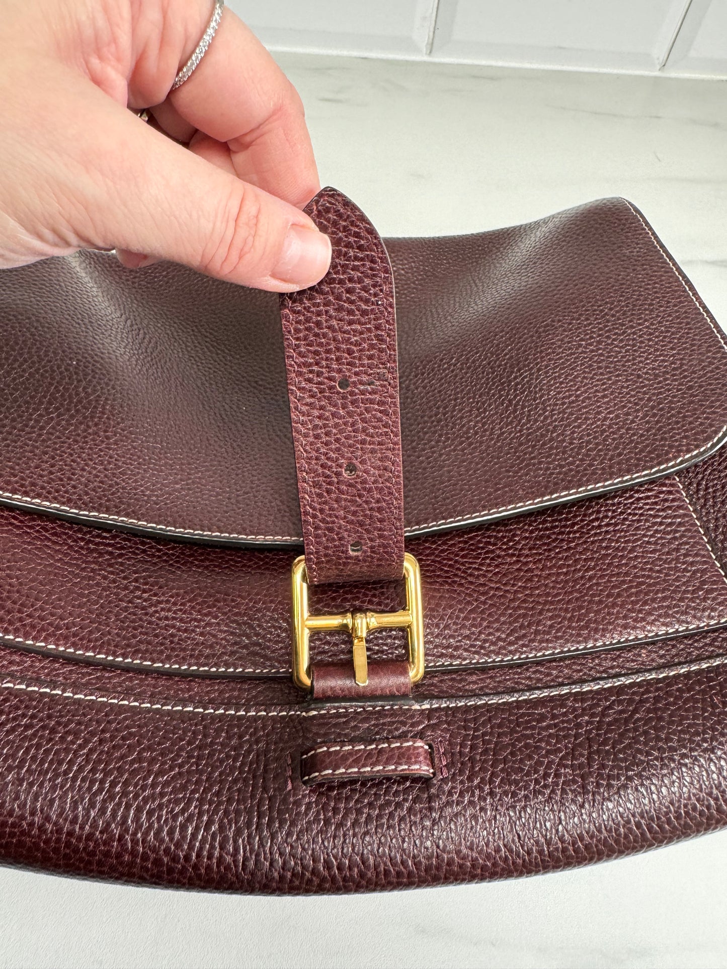 Mulberry Chiltern Satchel - Oxblood