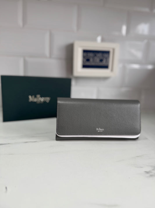 Mulberry Continental Wallet - Charcoal Grey