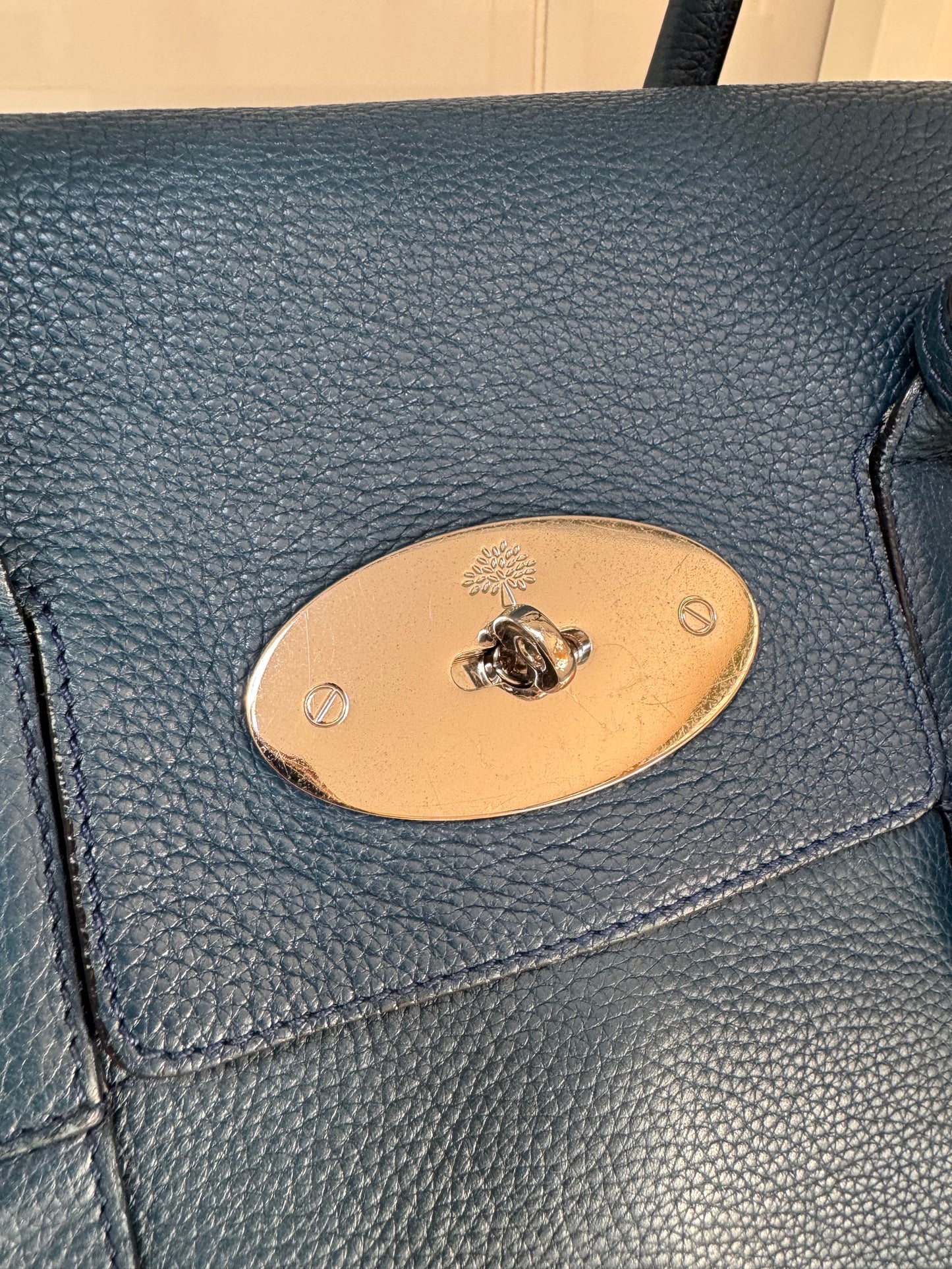 Mulberry Heritage Bayswater & Liner - Dark Blue
