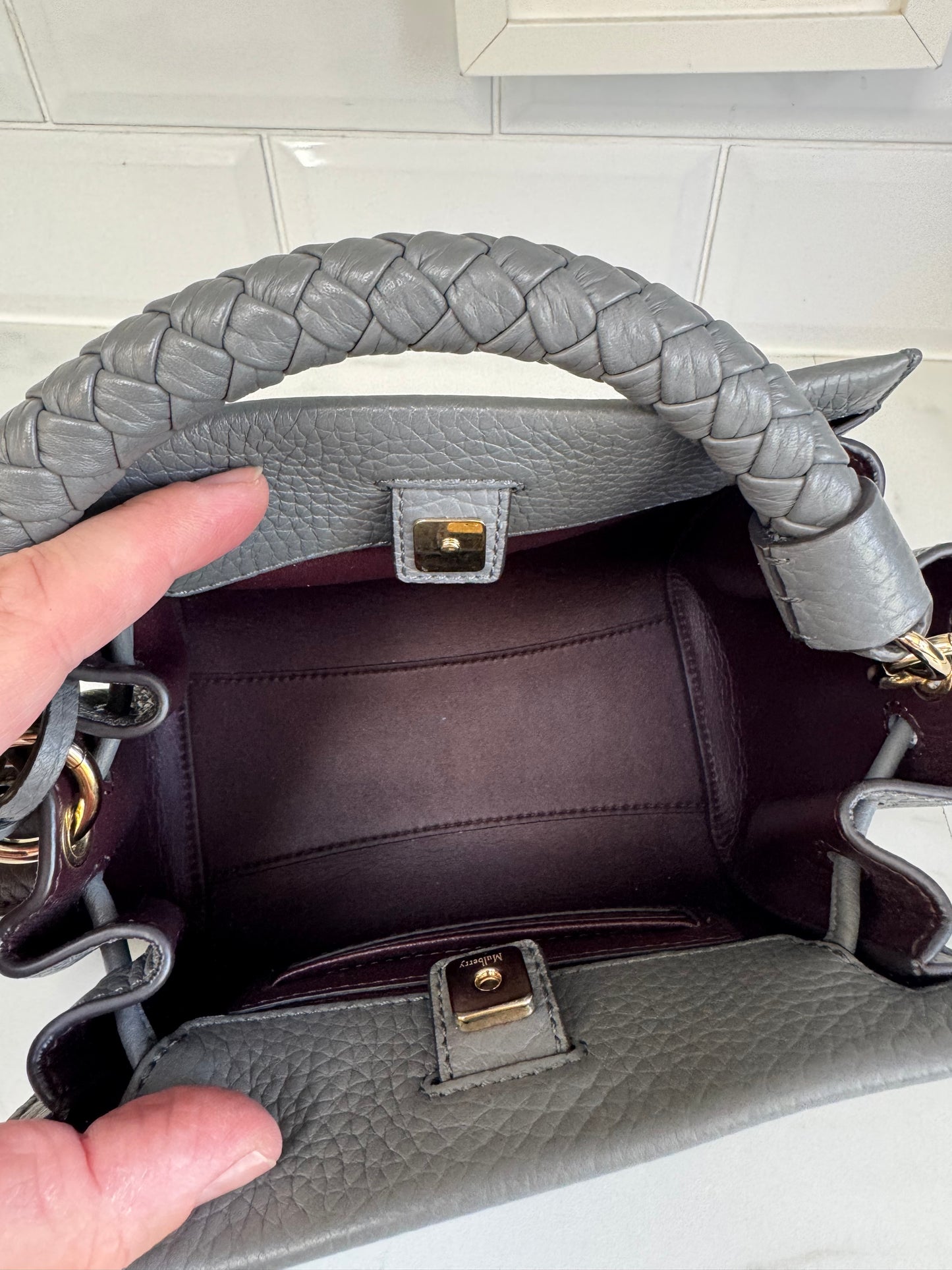 Mulberry Mini Iris - Charcoal Grey