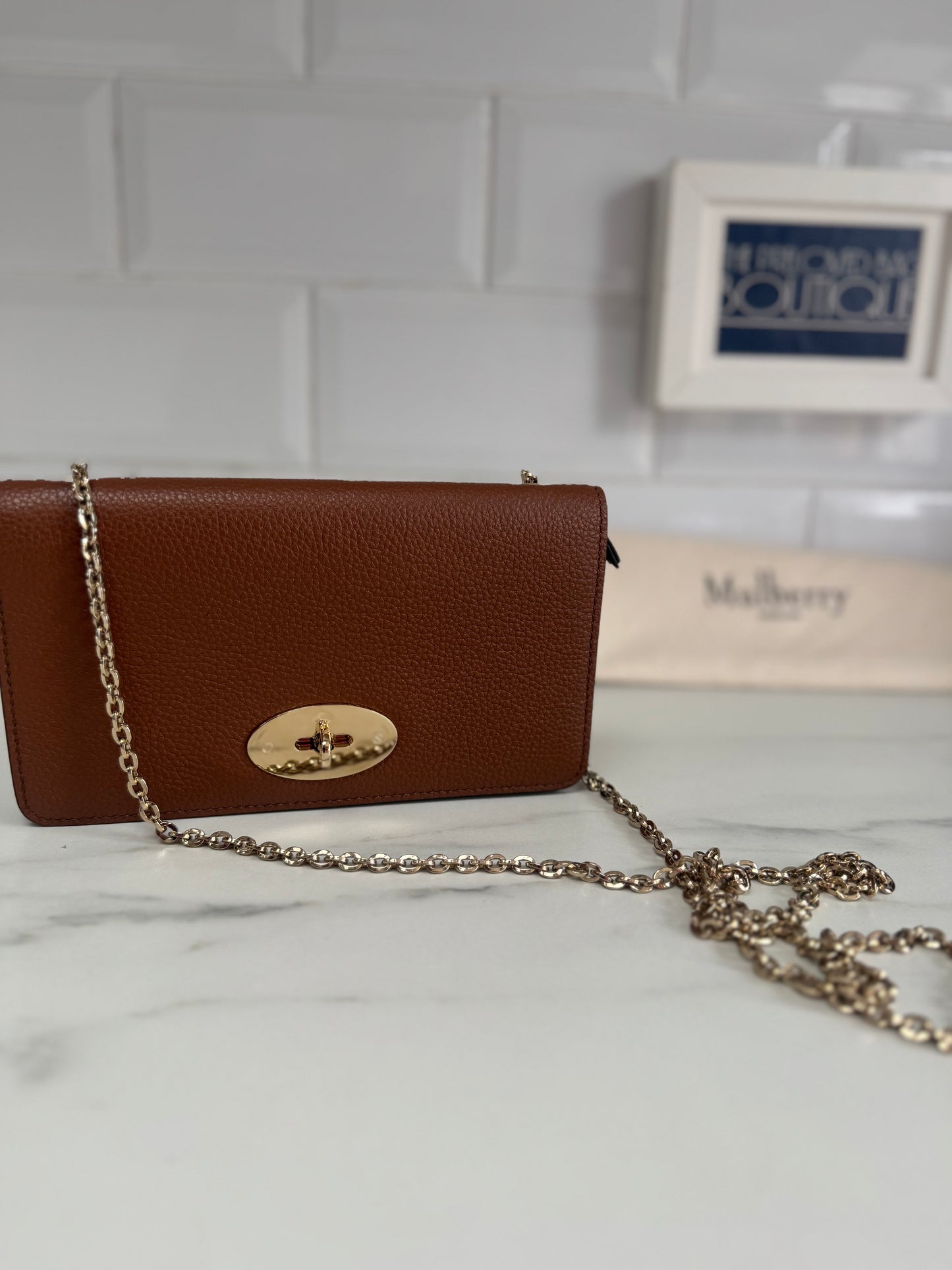 Mulberry Bayswater Clutch - Oak