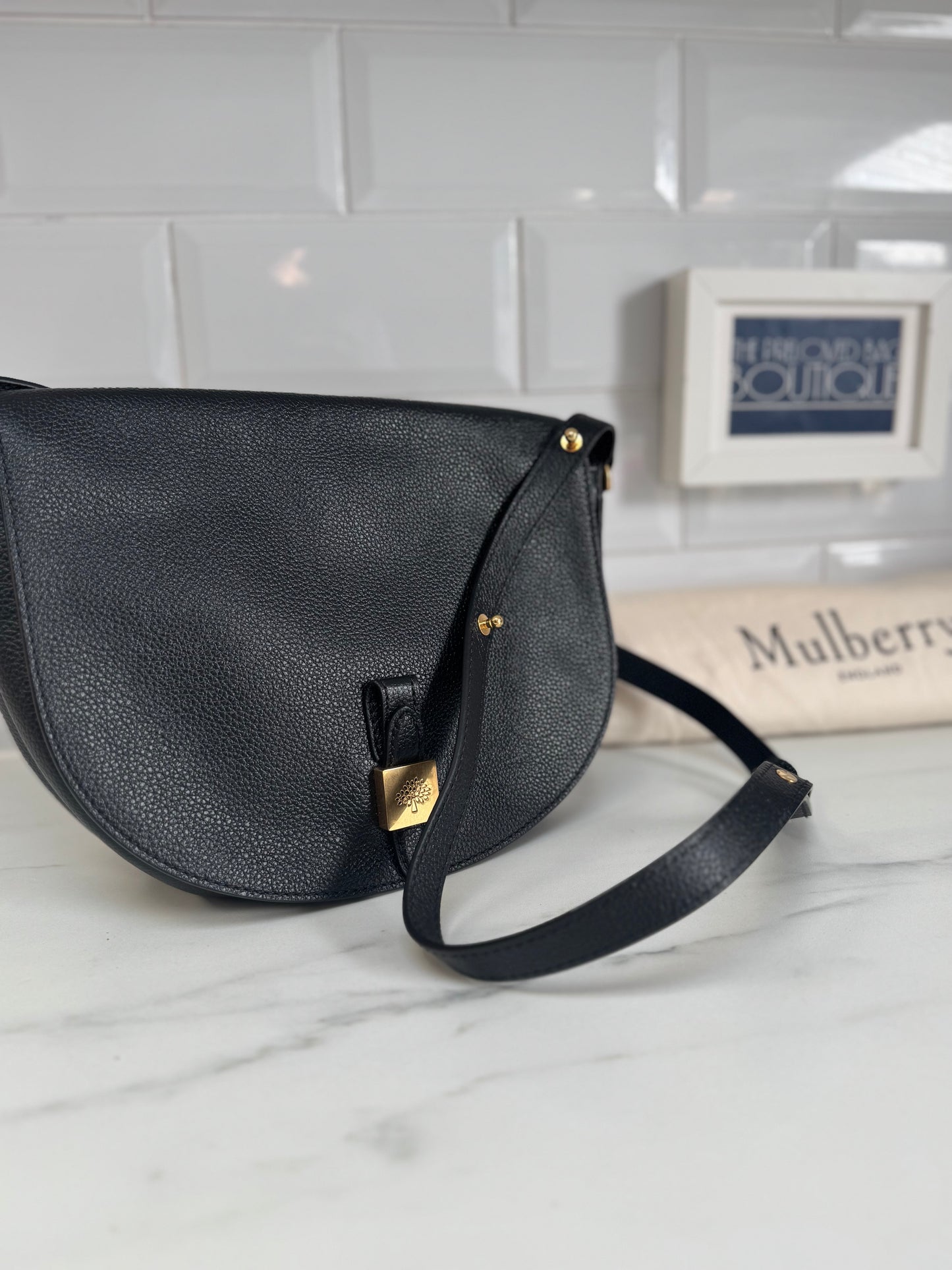 Mulberry Small Tessie Satchel - Black