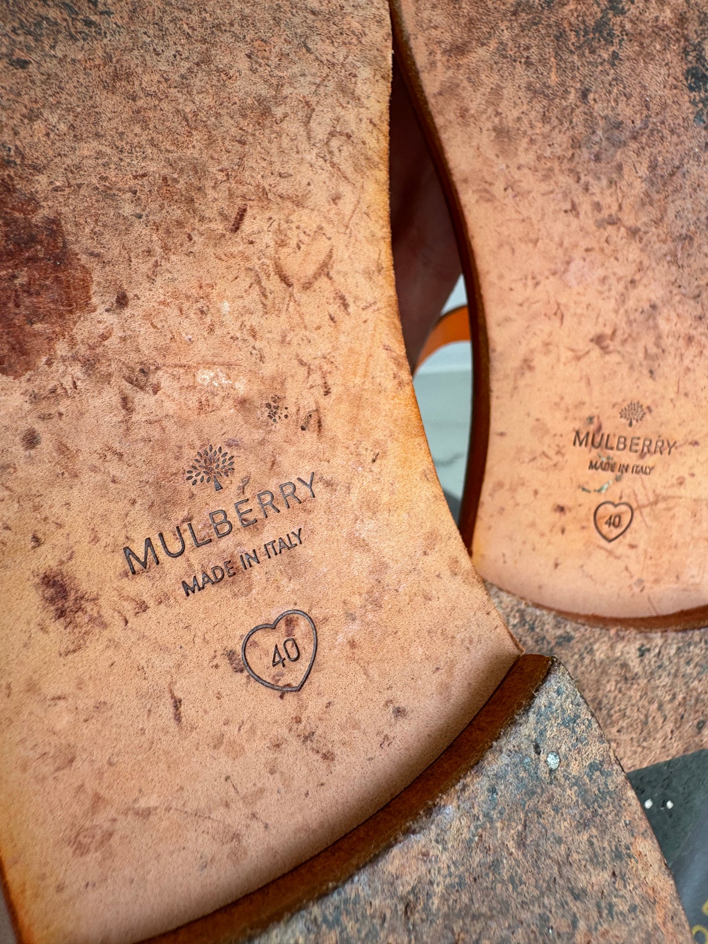 Mulberry Sandals - Mandarin