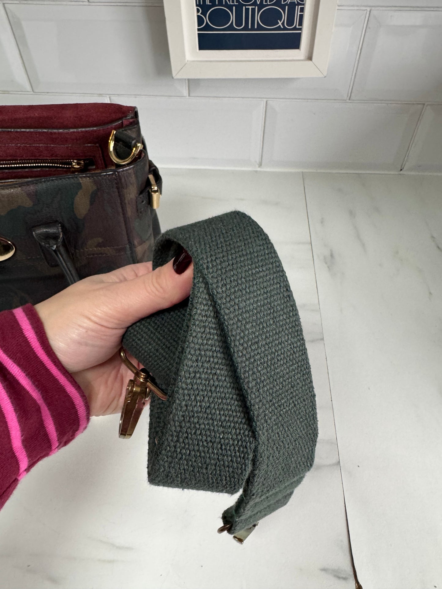 Mulberry Cara Delevigne Limited Edition Mini Backpack - khaki Green Camouflage