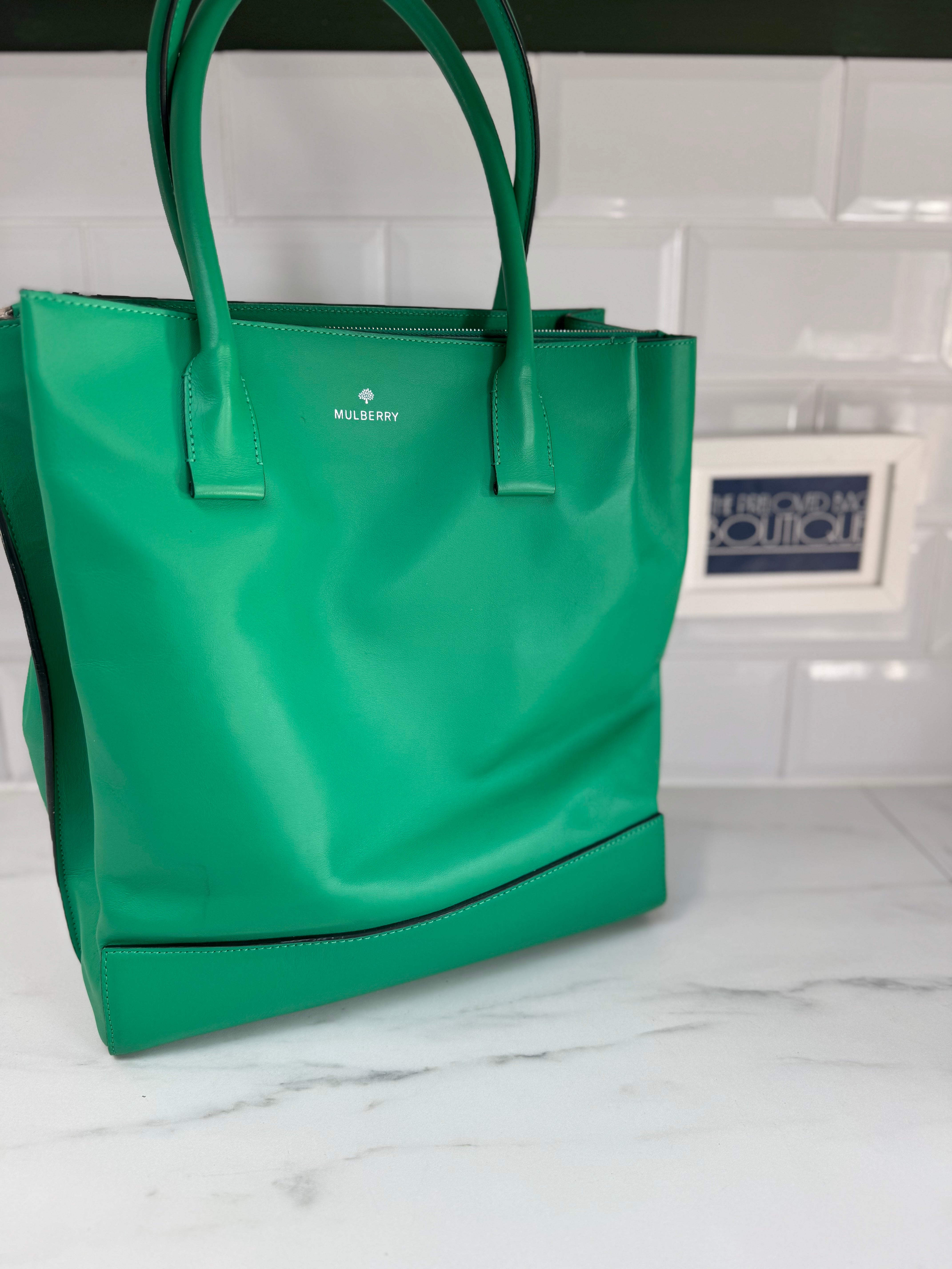Mint Condition✨Mulberry Tote bag Arundel Mulberry Arundel Tote - Green – The Preloved Bag Boutique