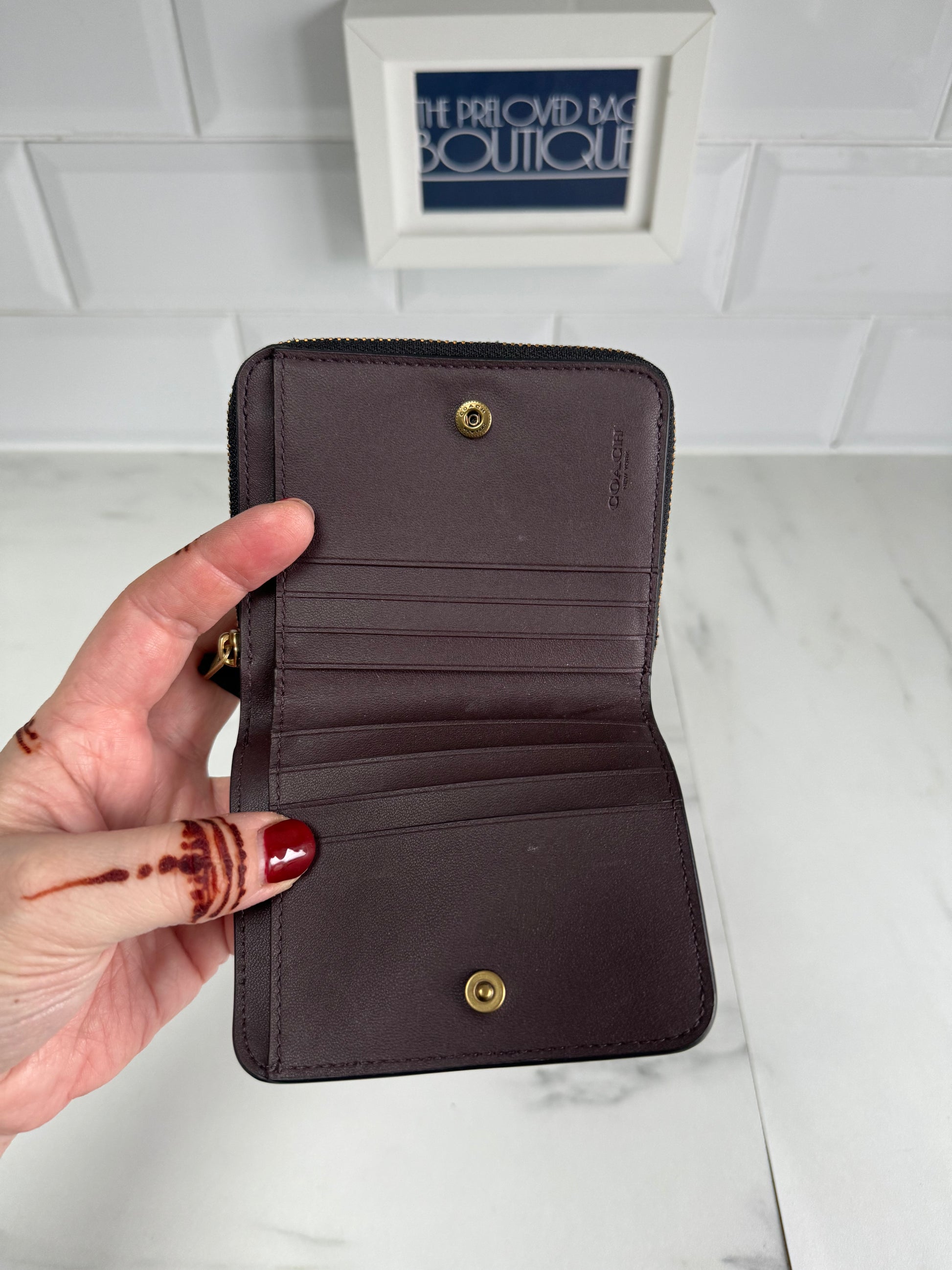 Coach new york online wallet