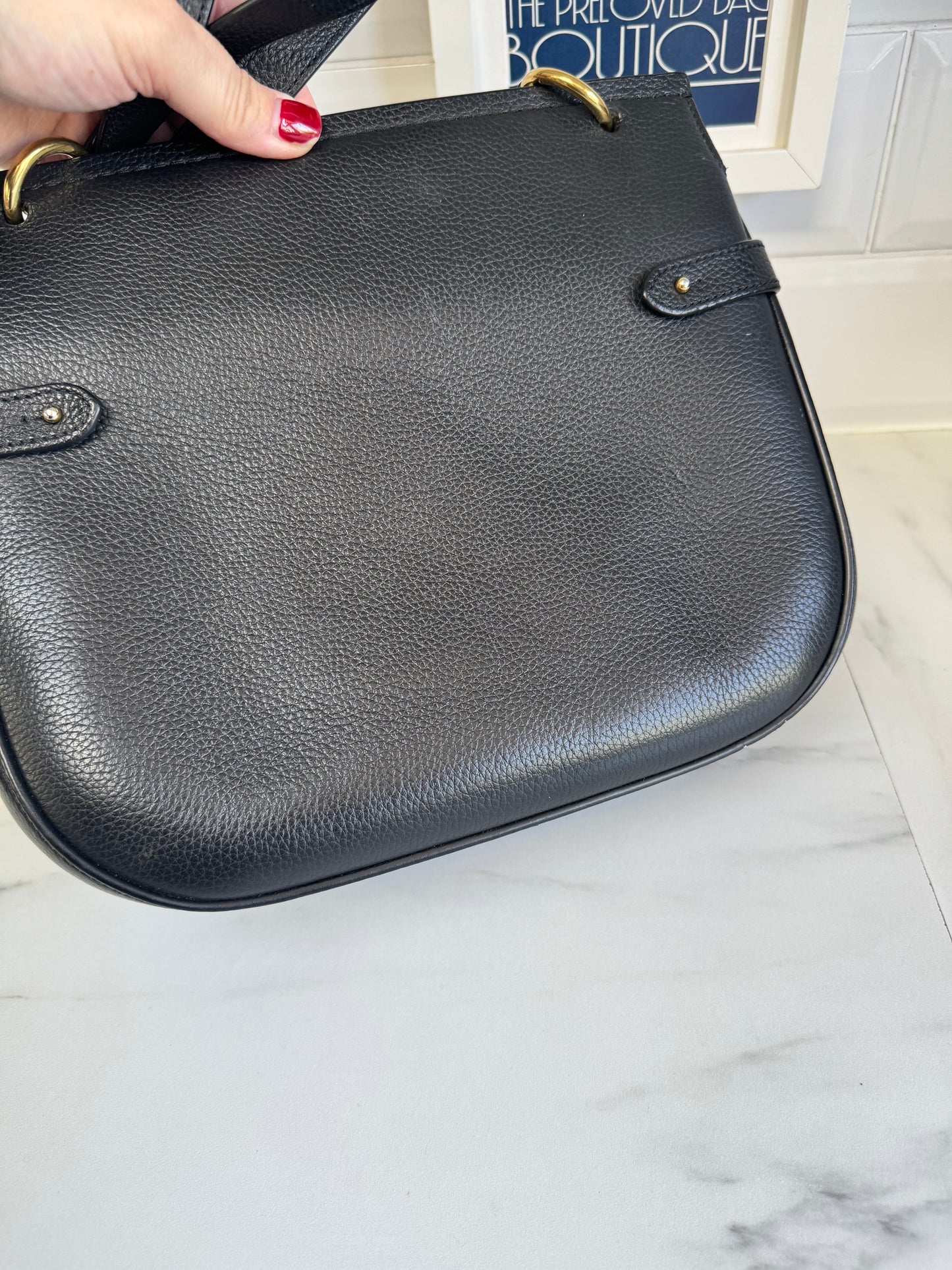 Mulberry Large Amberley - Black