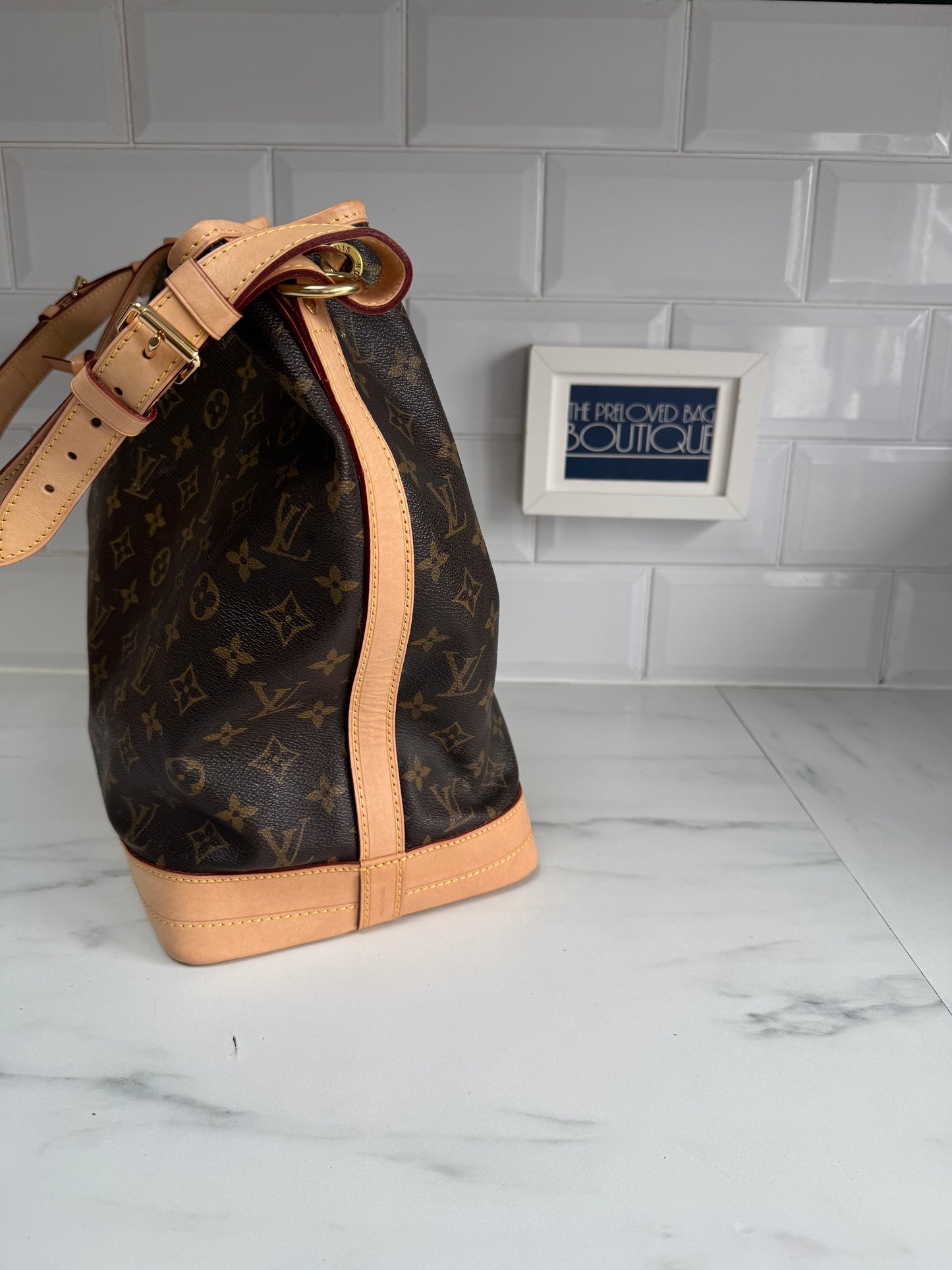 Louis Vuitton GM Noe Bucket Bag - Brown Monogram