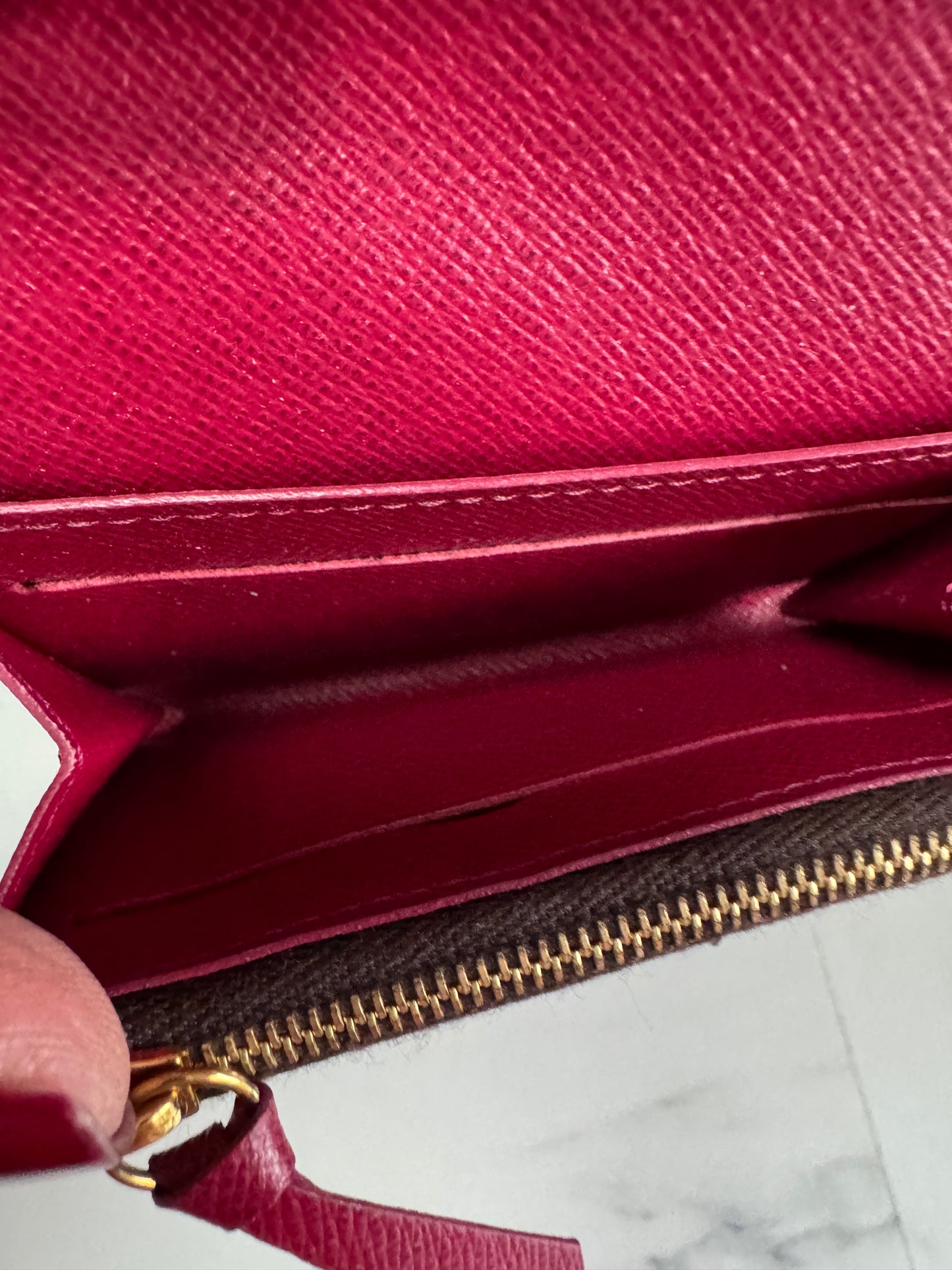 Louis  Vuitton Rosalie Coin Purse - Monogram Brown and Pink