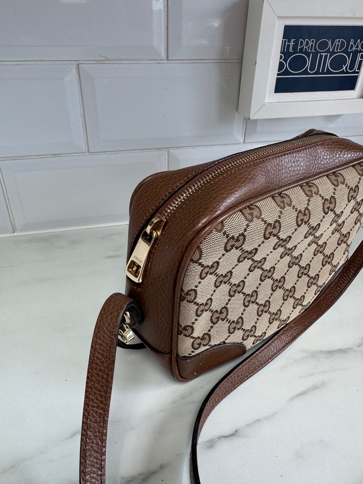 Gucci Bree Crossbody - Brown