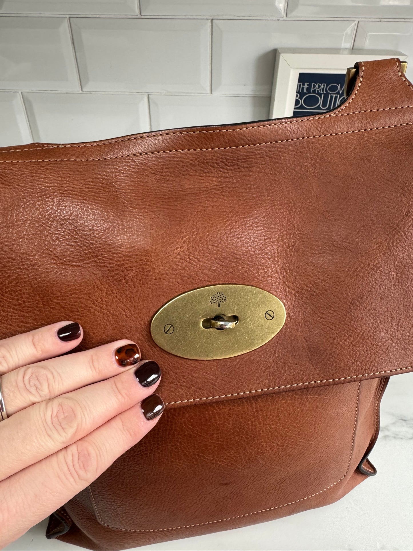 Mulberry Large Antony/Messenger -Oak