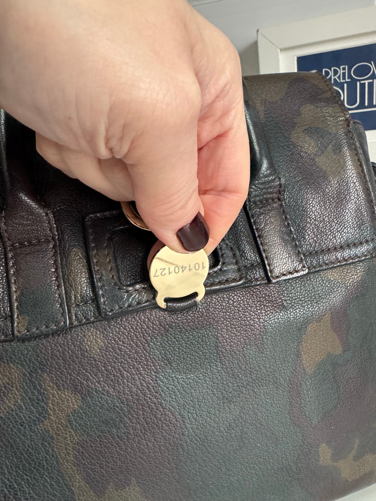 Mulberry Cara Delevigne Limited Edition Mini Backpack - khaki Green Camouflage