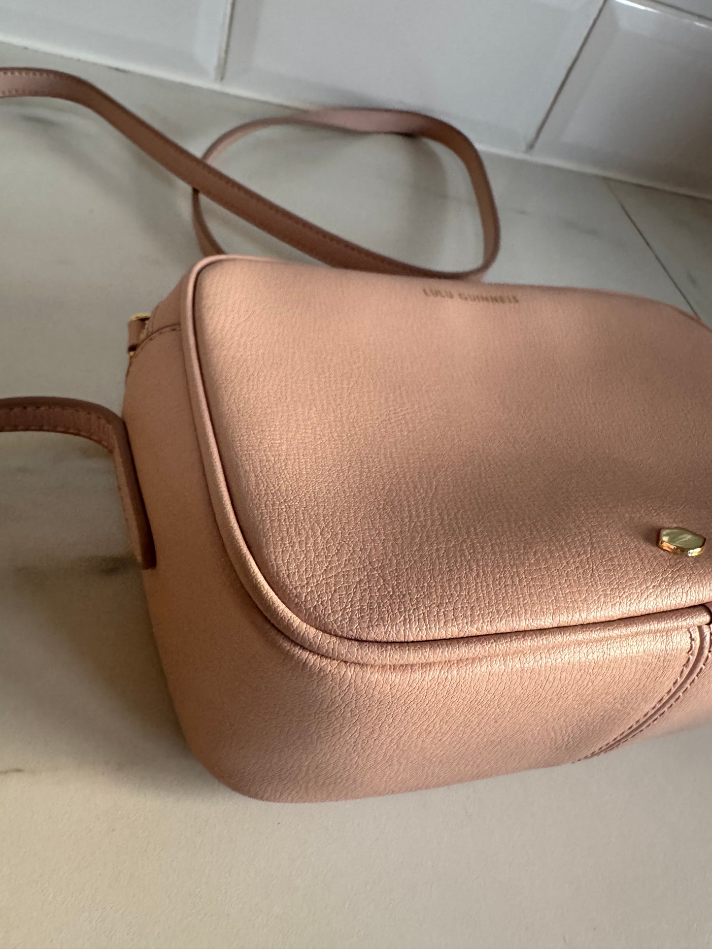 Lulu Guinness Cole Cross Body Bag - Pink