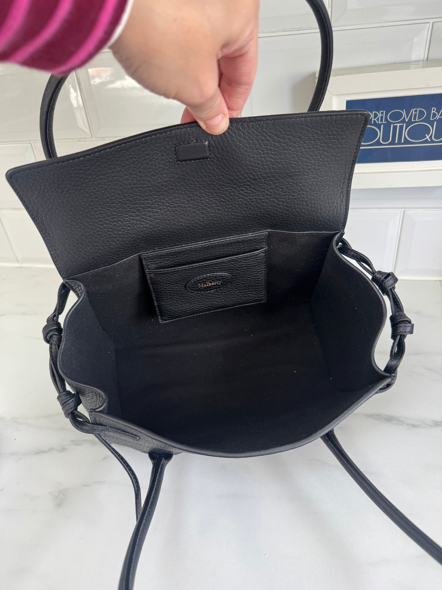 Mulberry Mini Soft Bayswater - Black