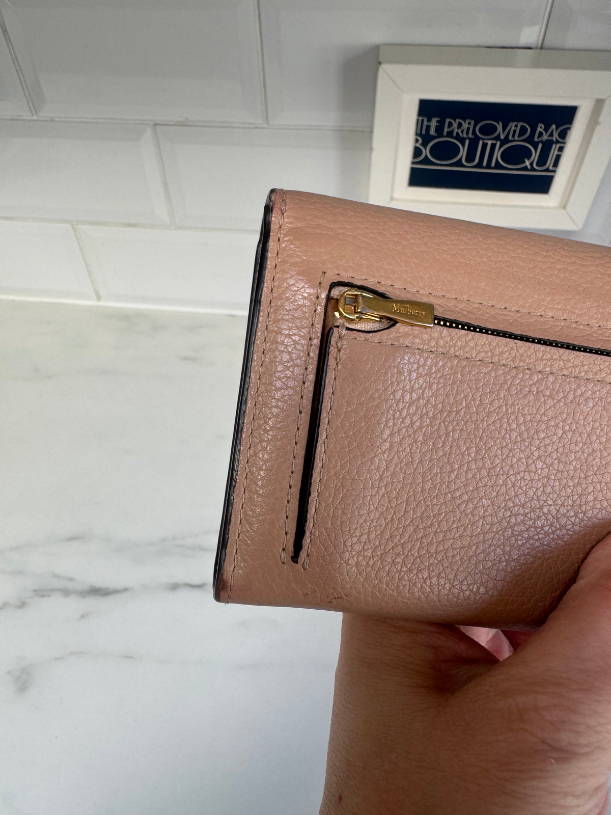 Mulberry Continental Wallet - Rosewater
