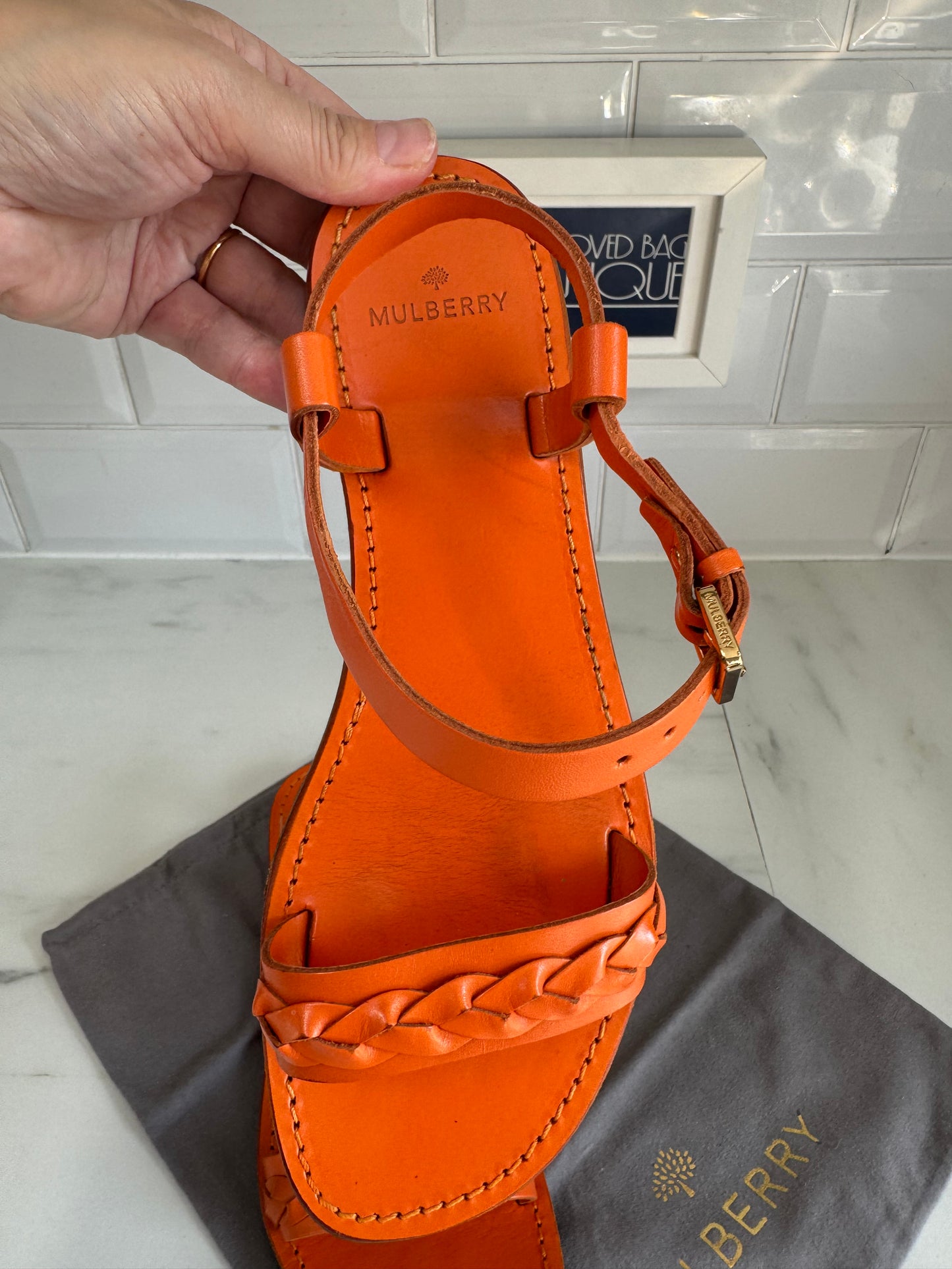Mulberry Sandals - Mandarin