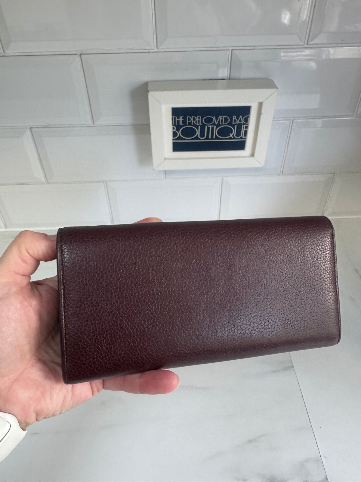 Mulberry Continental Plaque Wallet - Oxblood