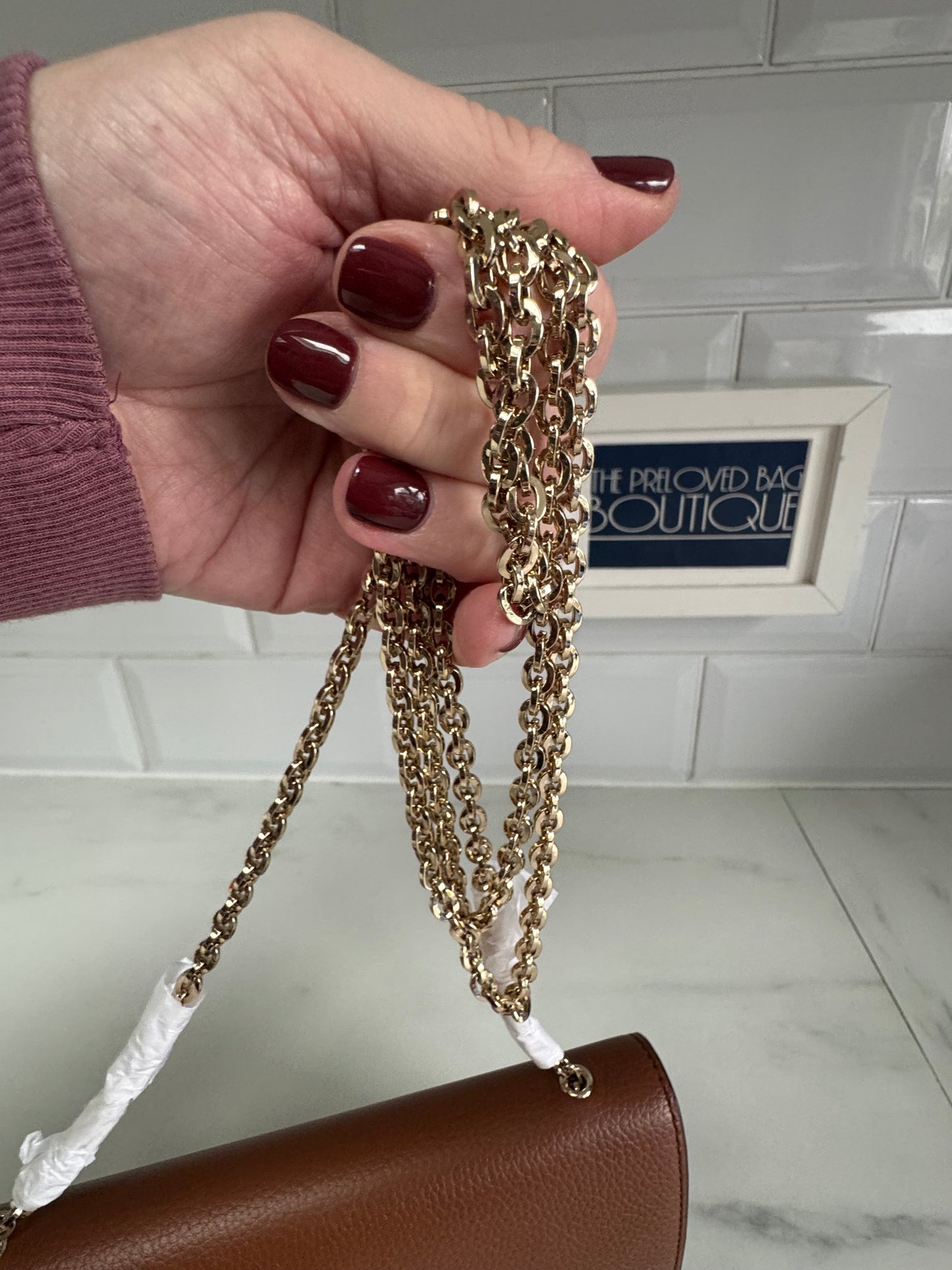 Mulberry Bayswater Clutch - Oak