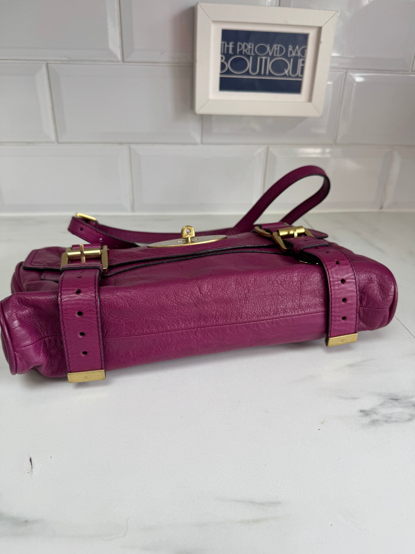 Mulberry Alexa Clutch - Plum