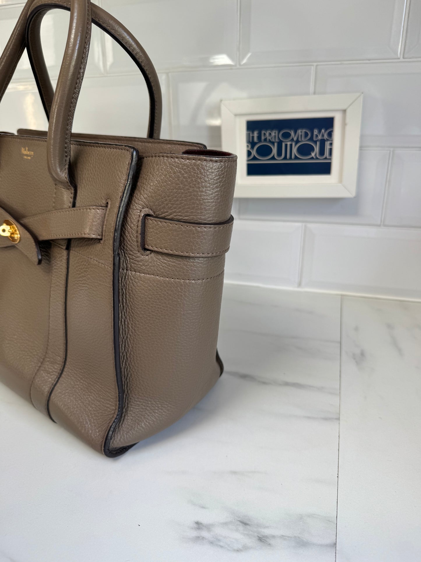 Mulberry Small Belted Bayswater - Clay