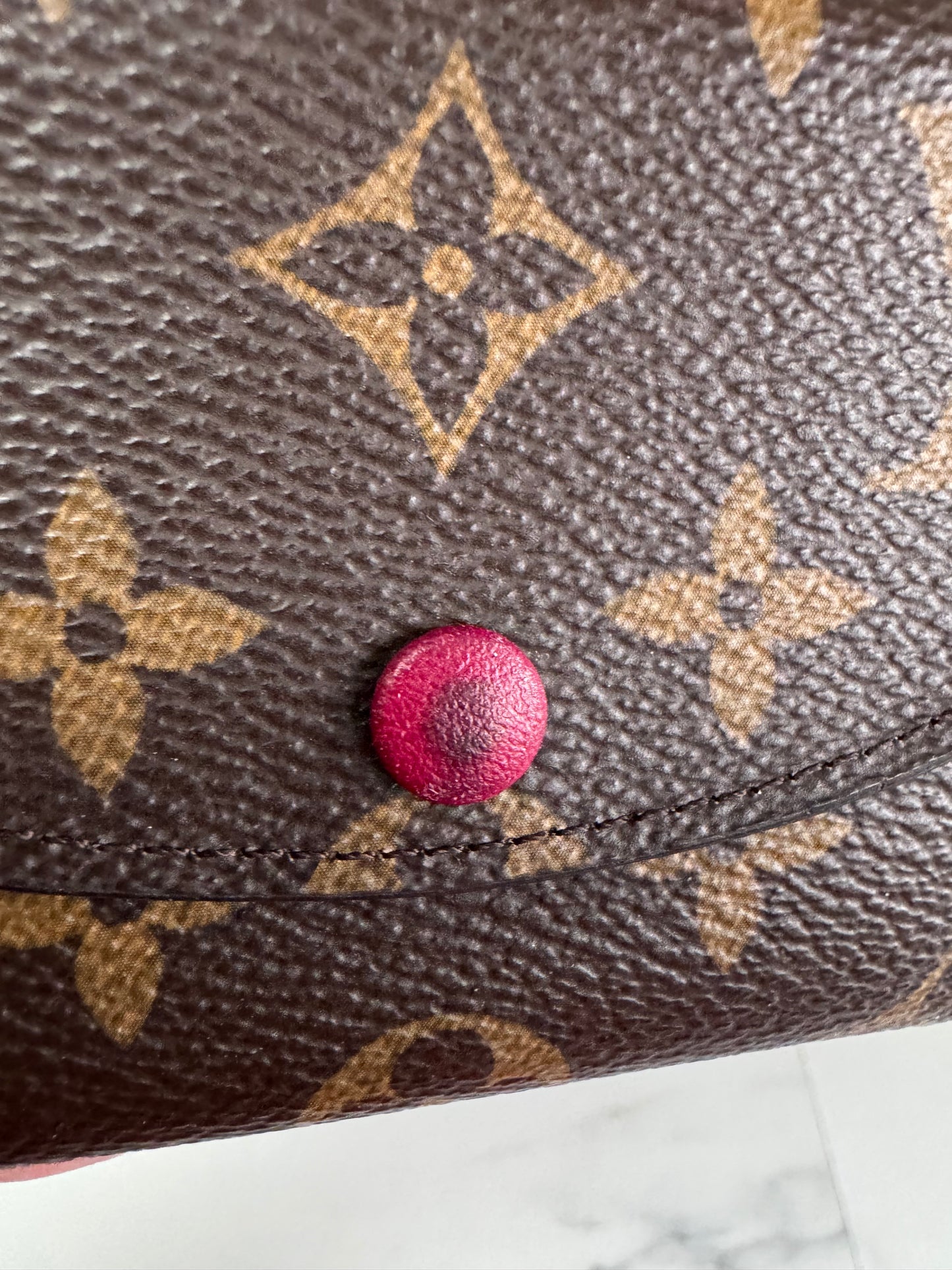 Louis  Vuitton Rosalie Coin Purse - Monogram Brown and Pink