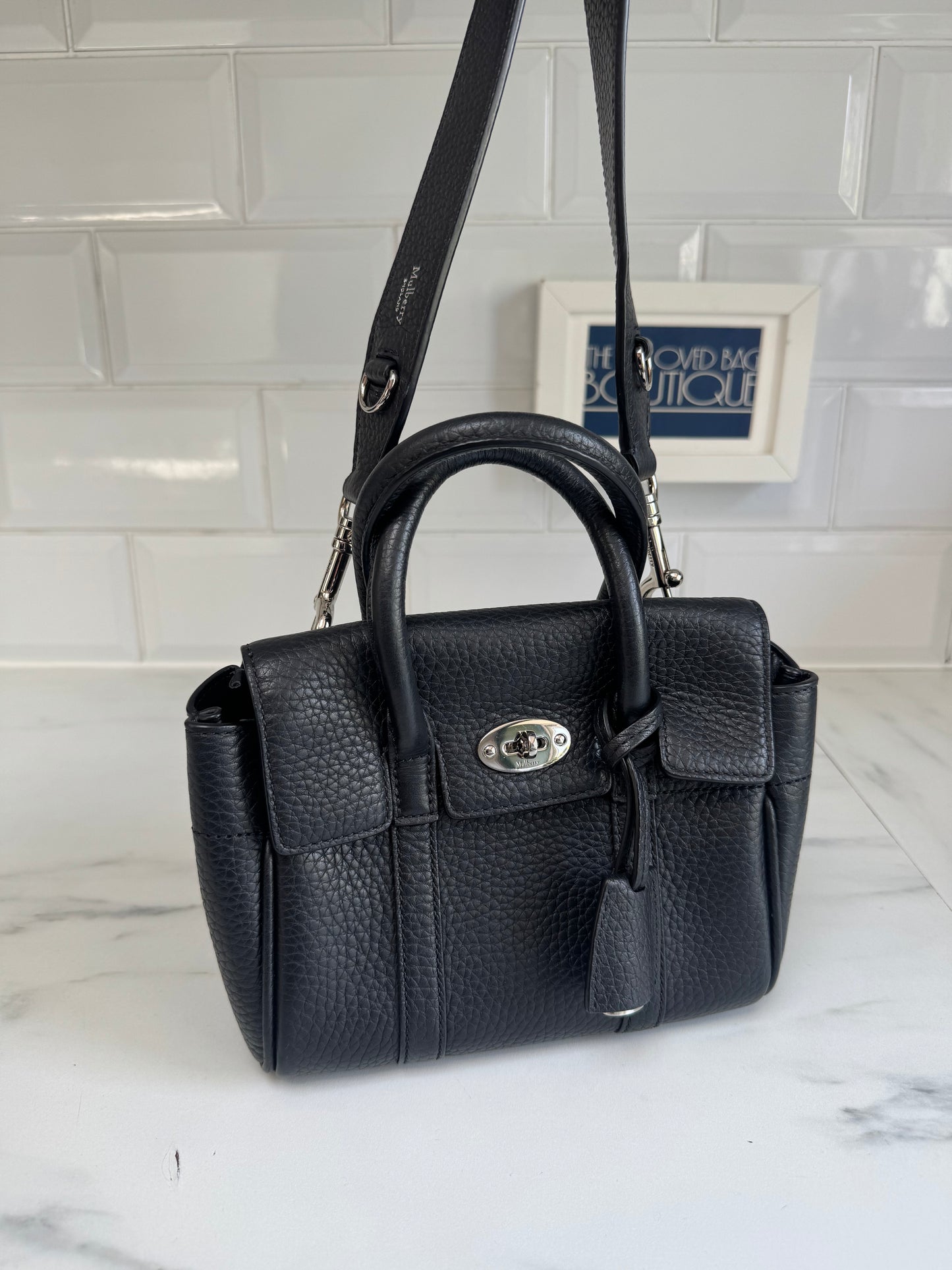 Mulberry Mini Bayswater - Black