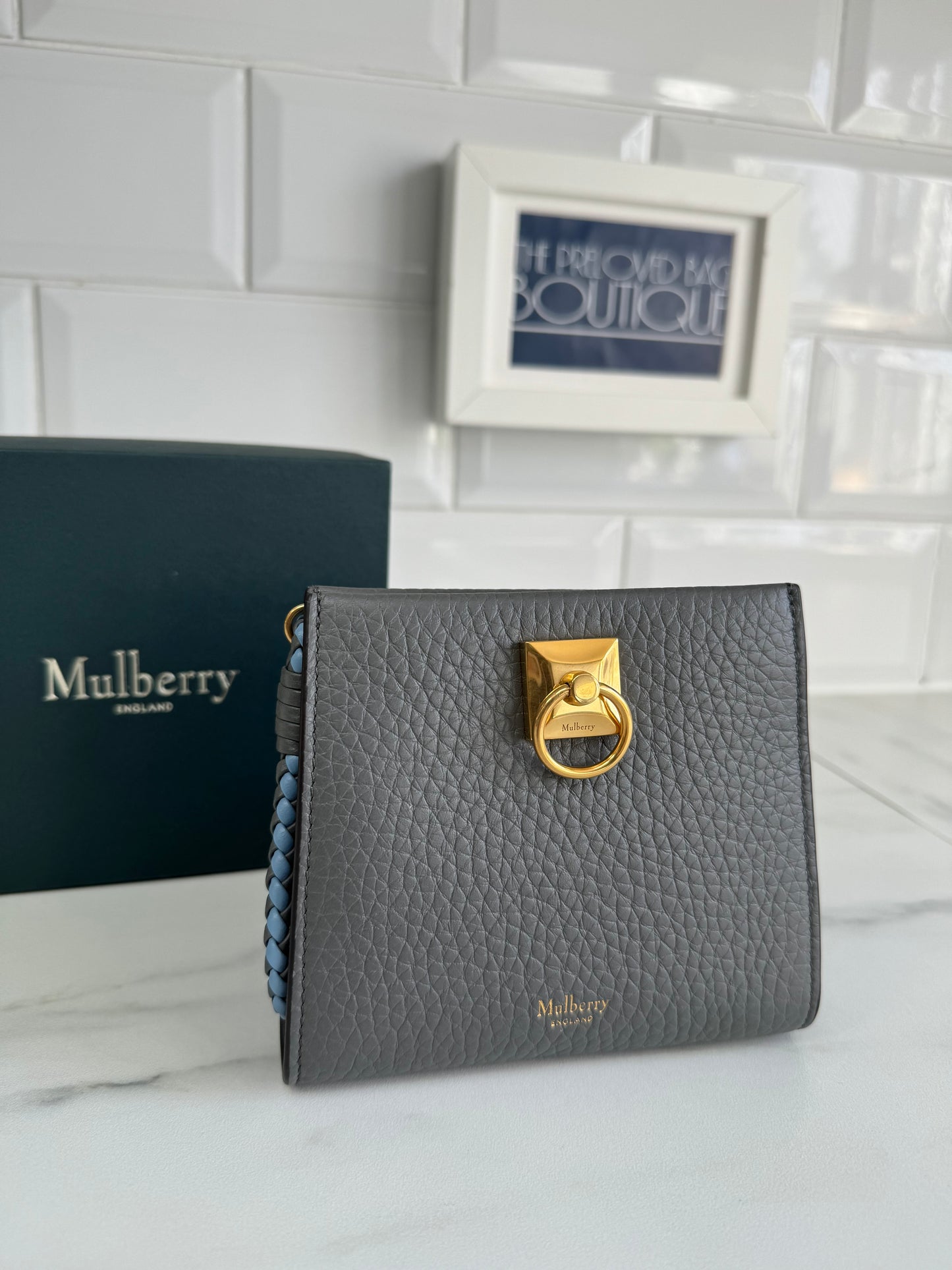 Mulberry Iris Wallet - Grey