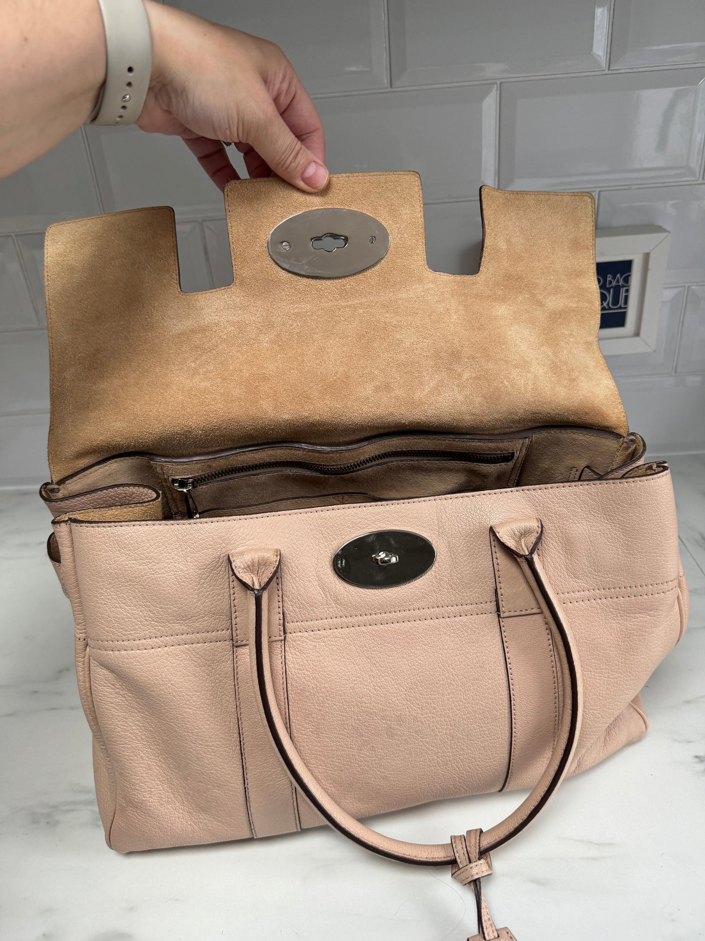 Mulberry Bayswater - putty/neutral/nude