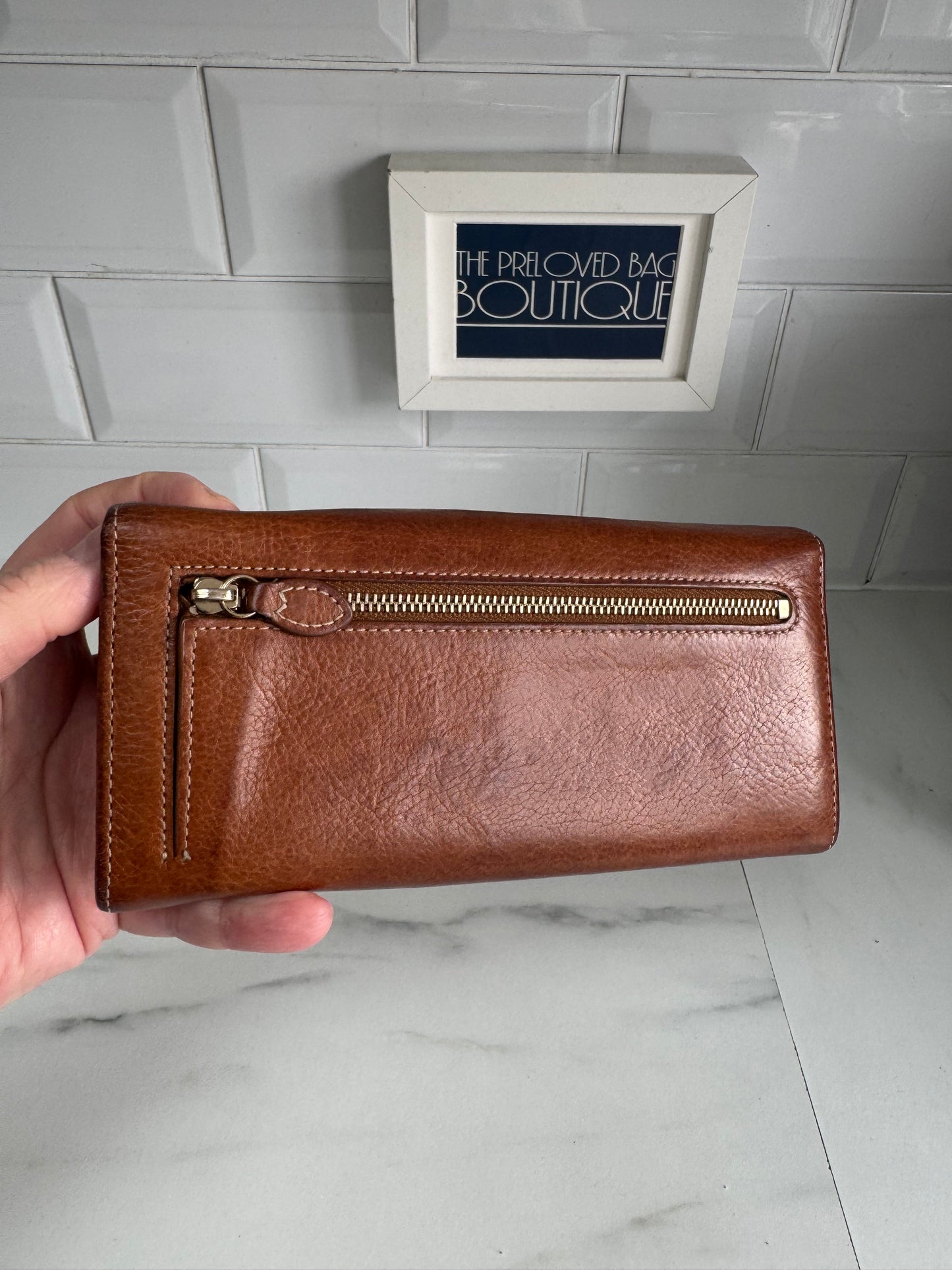 Mulberry Continental Purse - Oak
