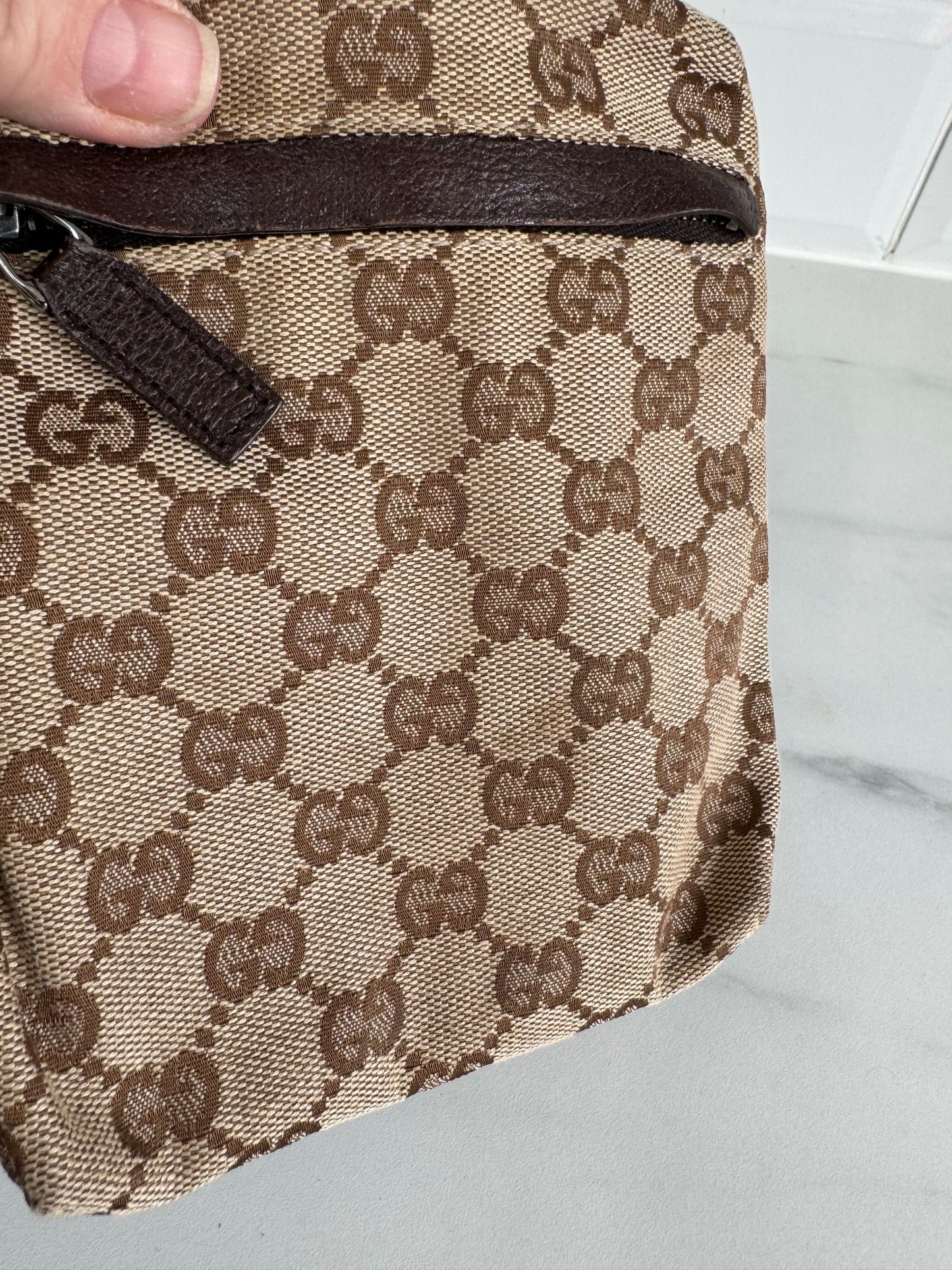 Gucci Waist/Belt Bag - Brown Monogram