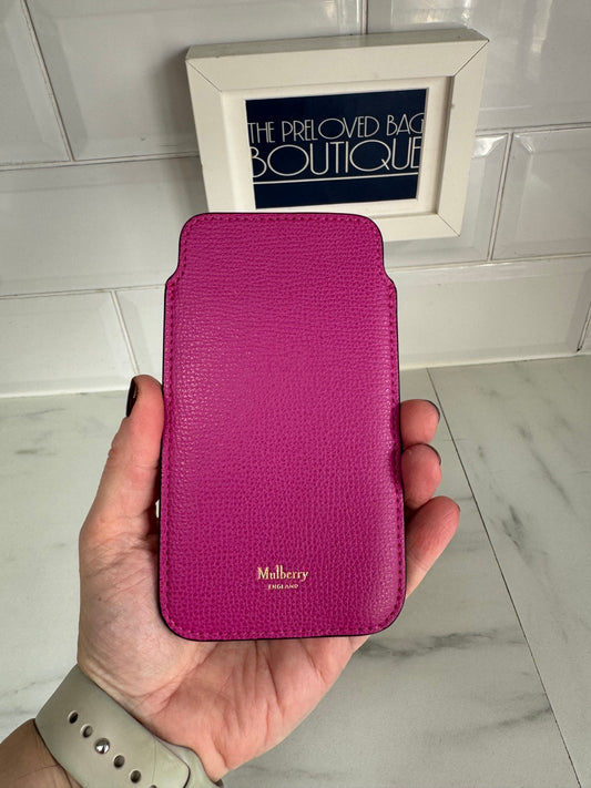 Mulberry Glasses Pouch - Pink