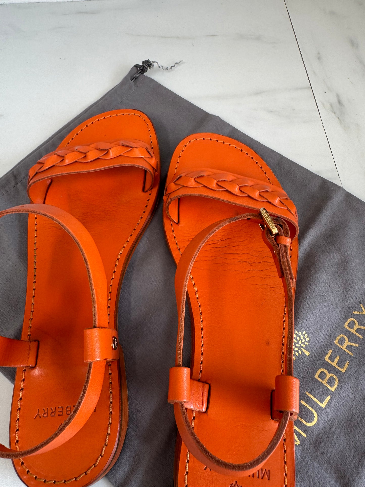 Mulberry Sandals - Mandarin
