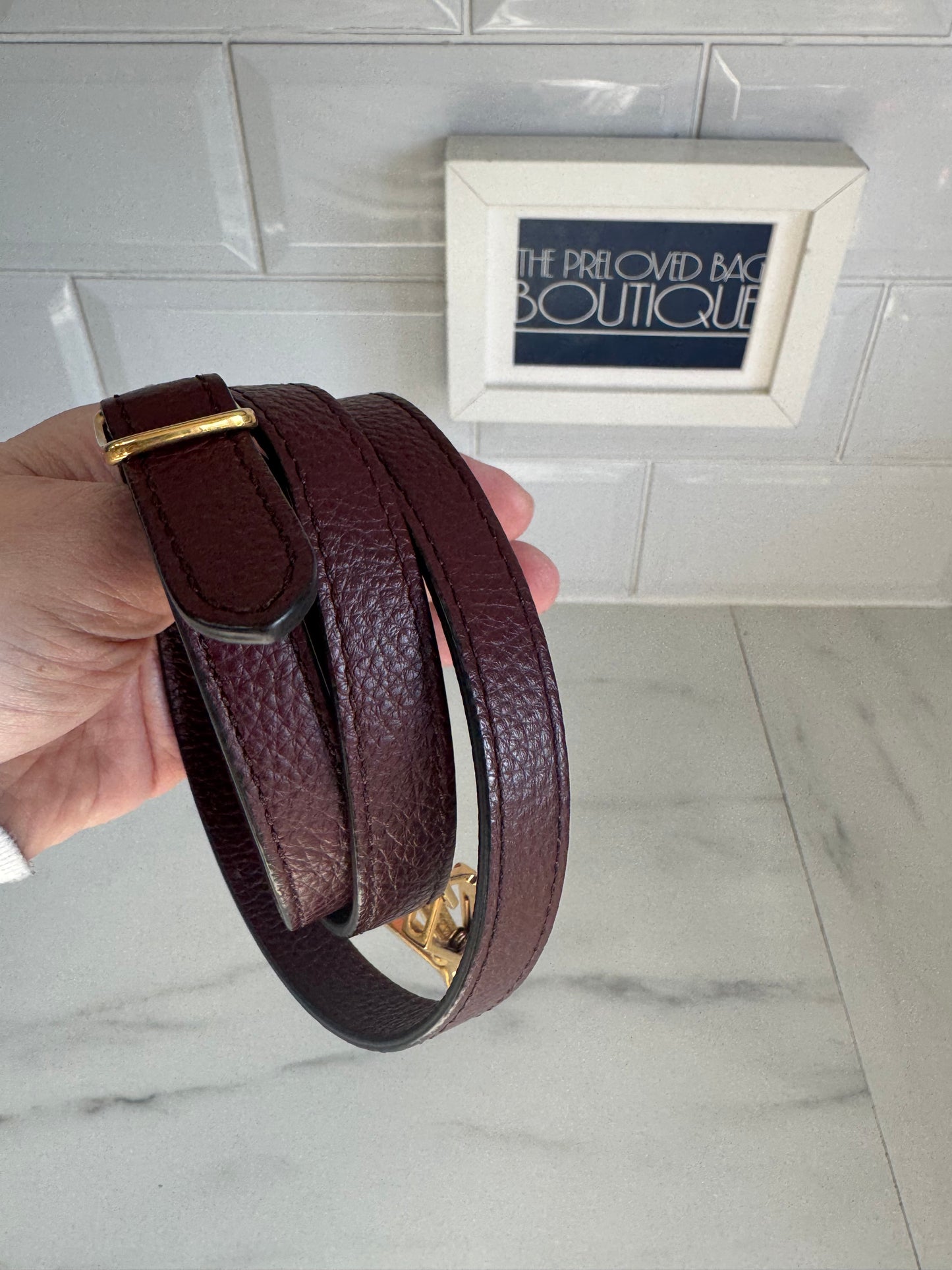 Mulberry Hampstead Bucket Bag - Oxblood