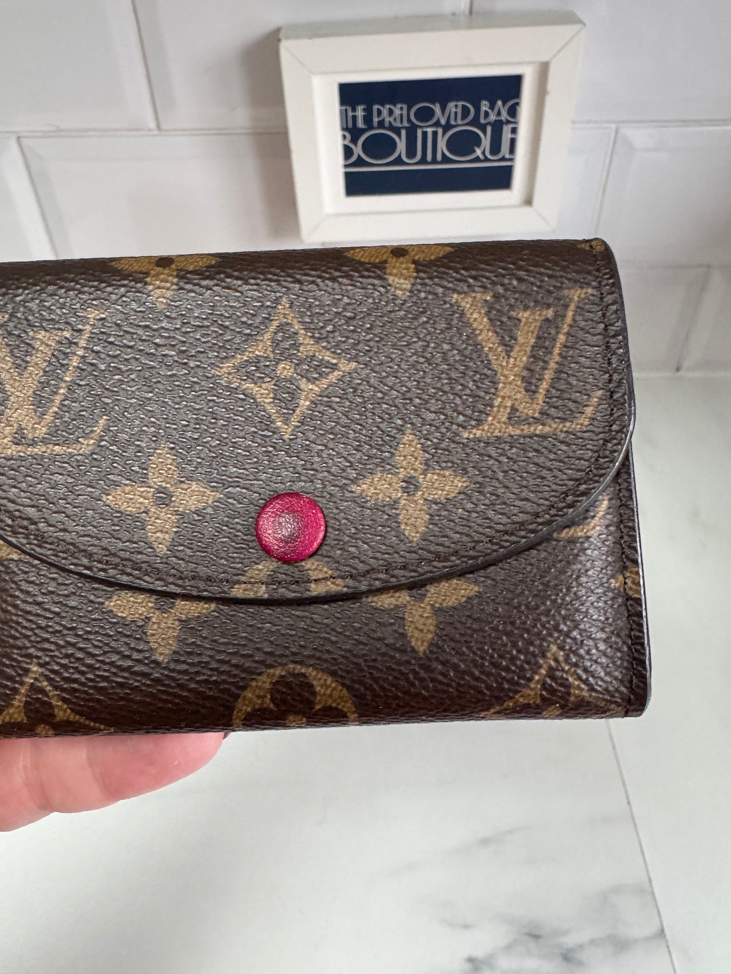 Louis  Vuitton Rosalie Coin Purse - Monogram Brown and Pink